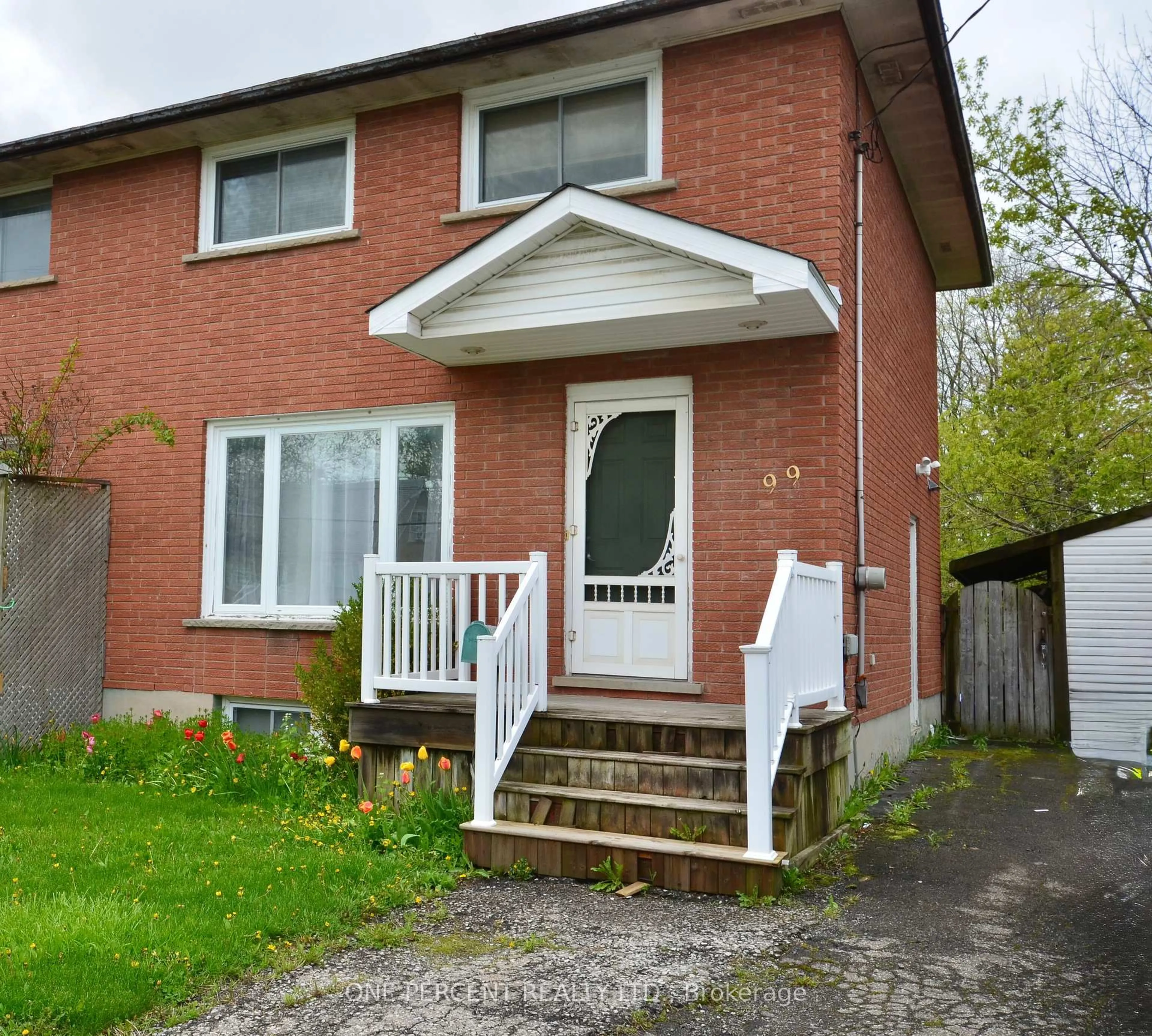 Home with brick exterior material, street for 99 Louth St, St. Catharines Ontario L2S 2T7