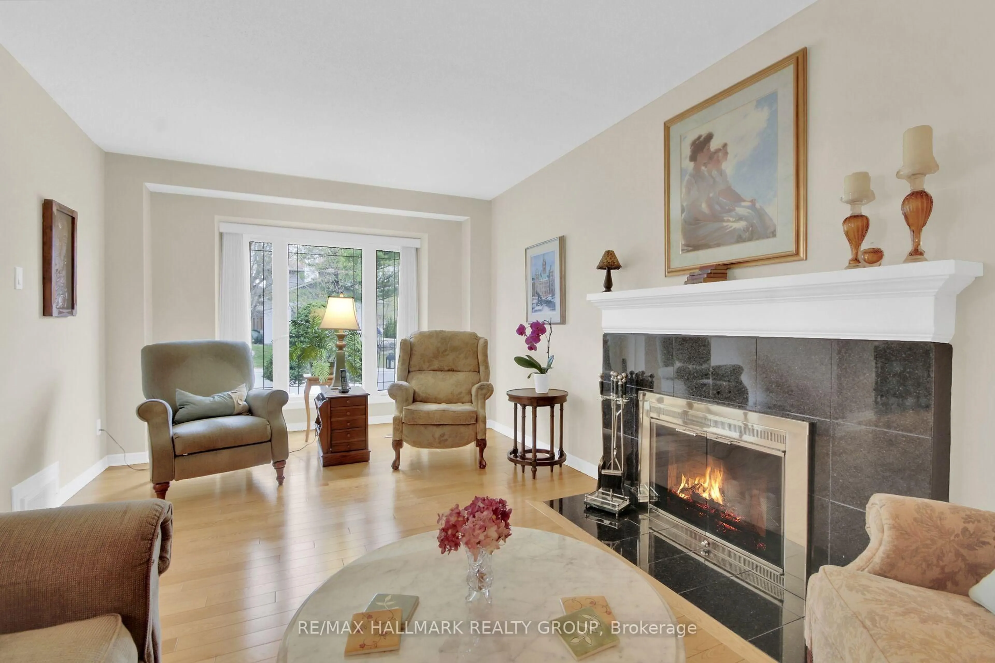 Living room with furniture, unknown for 56 Foxleigh Cres, Kanata Ontario K2M 1B7