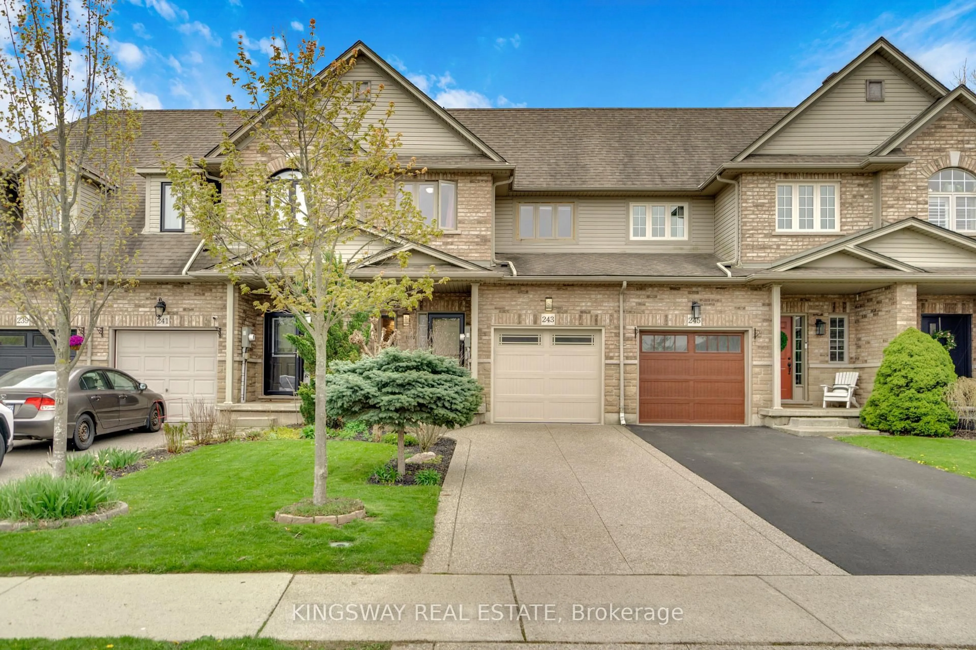 Home with brick exterior material, street for 243 Southbrook Dr, Hamilton Ontario L0R 1C0