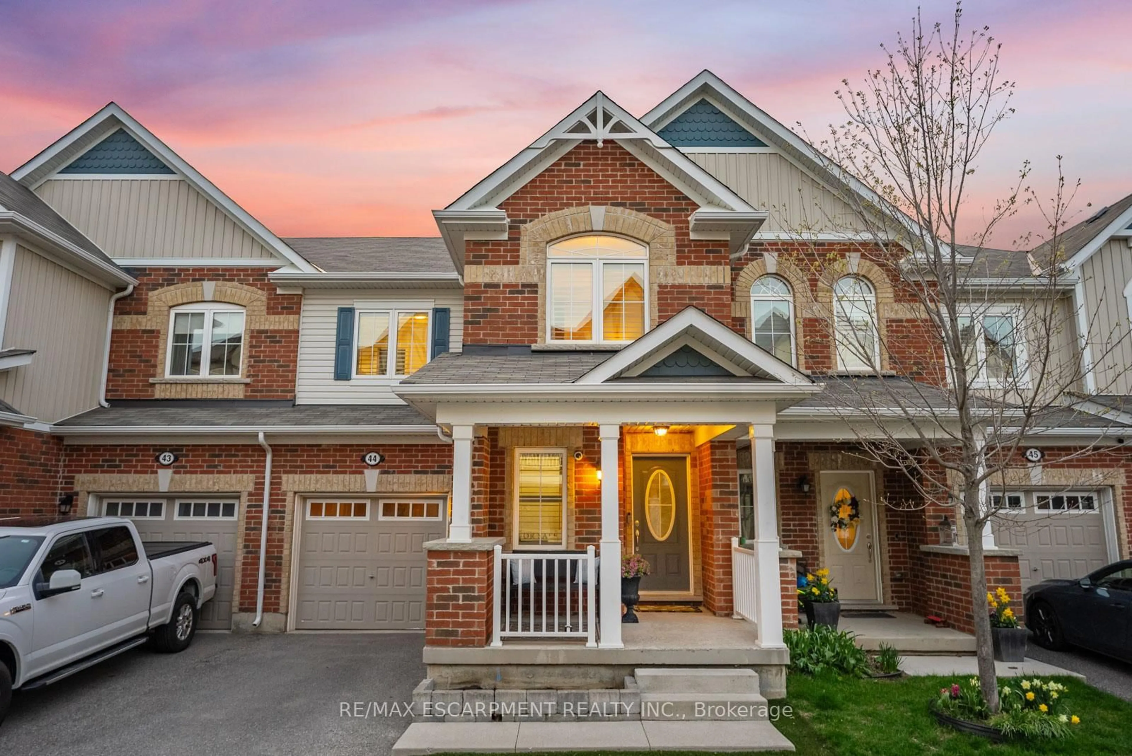 Home with brick exterior material, street for 22 Spring Creek Dr #44, Hamilton Ontario L8B 1V7