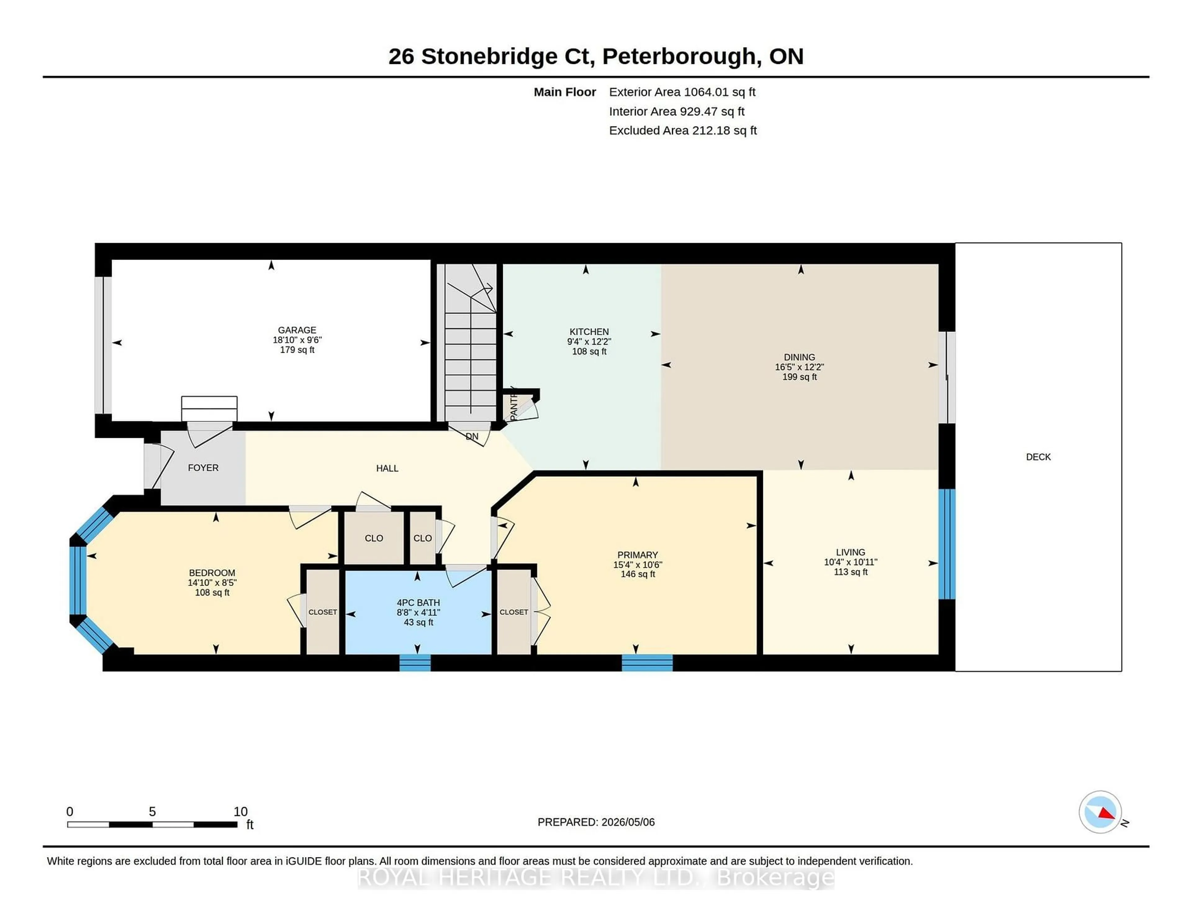 Floor plan for 26 Stonebridge Crt, Peterborough Ontario K9K 2N5