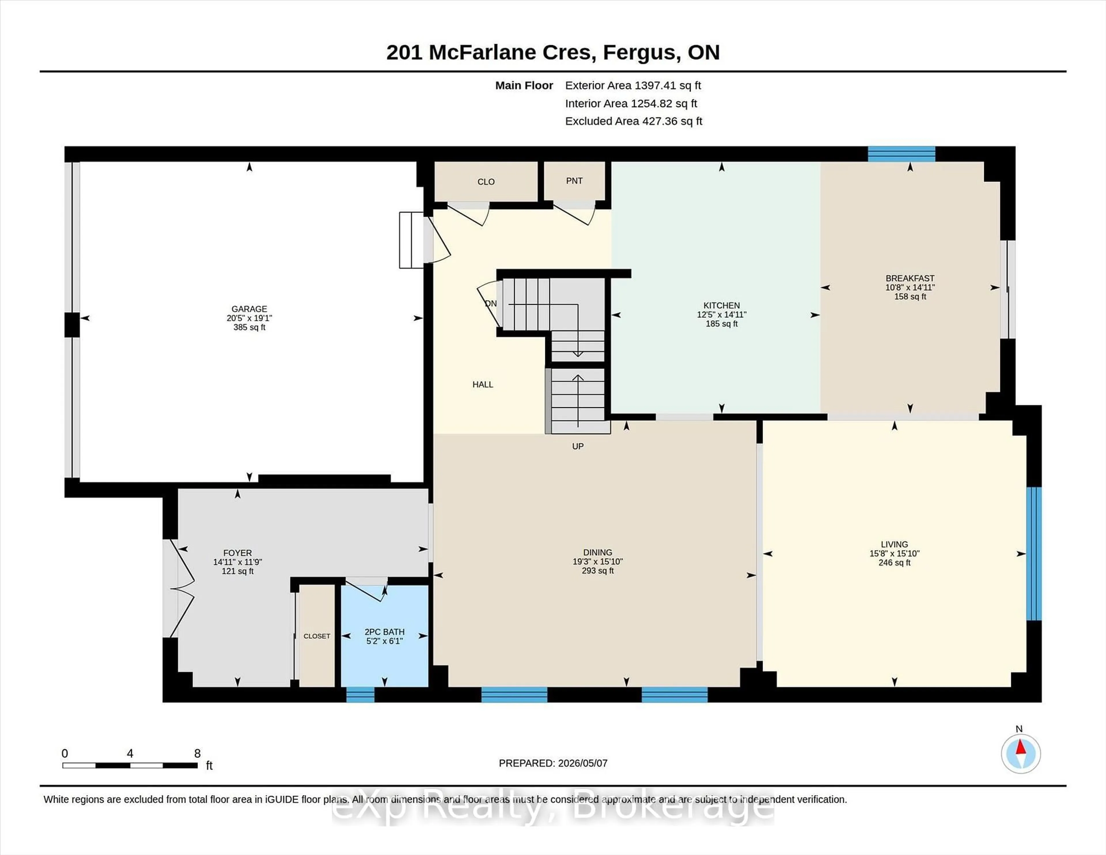 Floor plan for 201 McFarlane Cres, Centre Wellington Ontario N1M 0G5