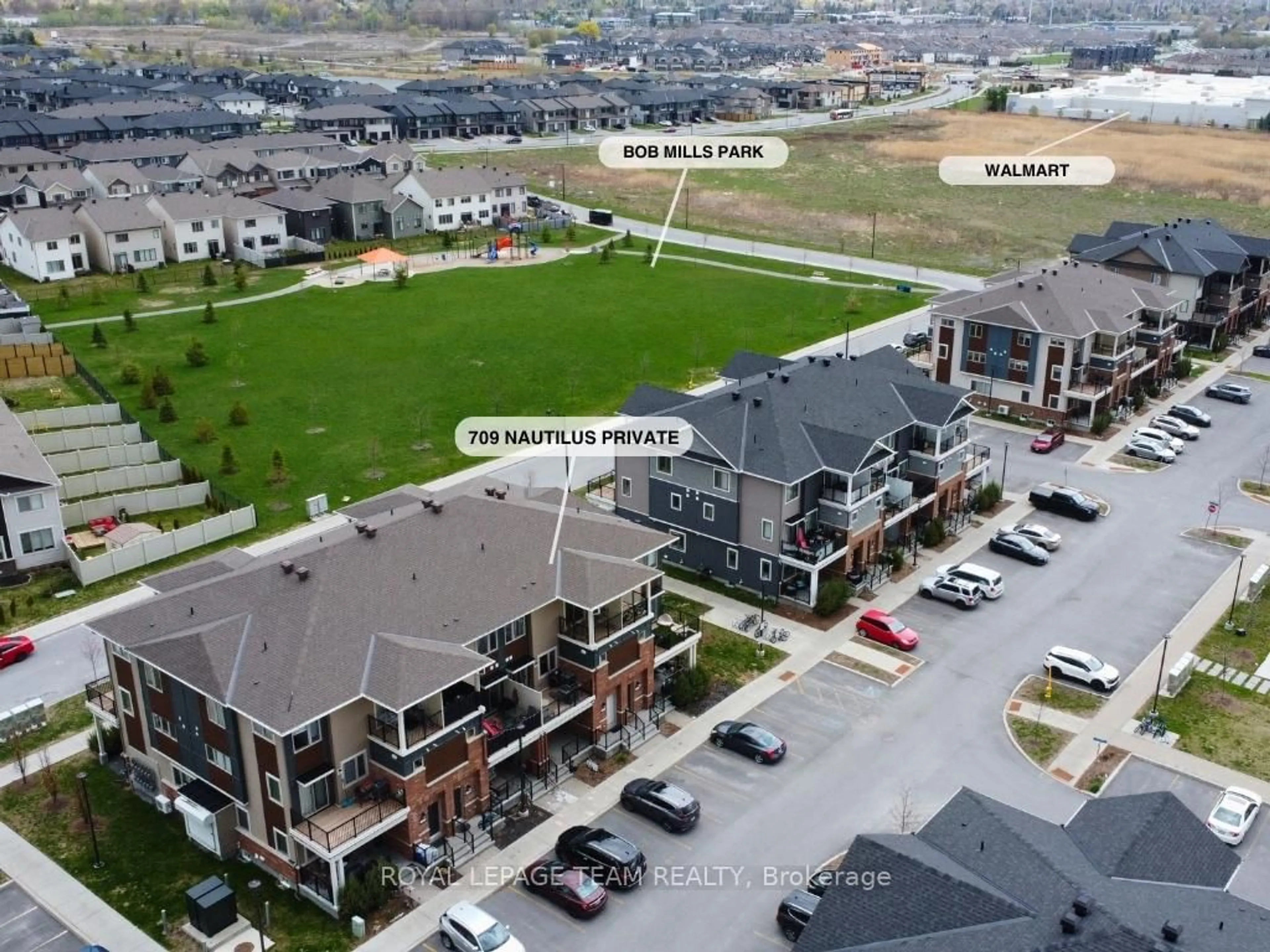 A pic from outside/outdoor area/front of a property/back of a property/a pic from drone, mountain view for 709 Nautilus Private #171, Ottawa Ontario K2V 0S5