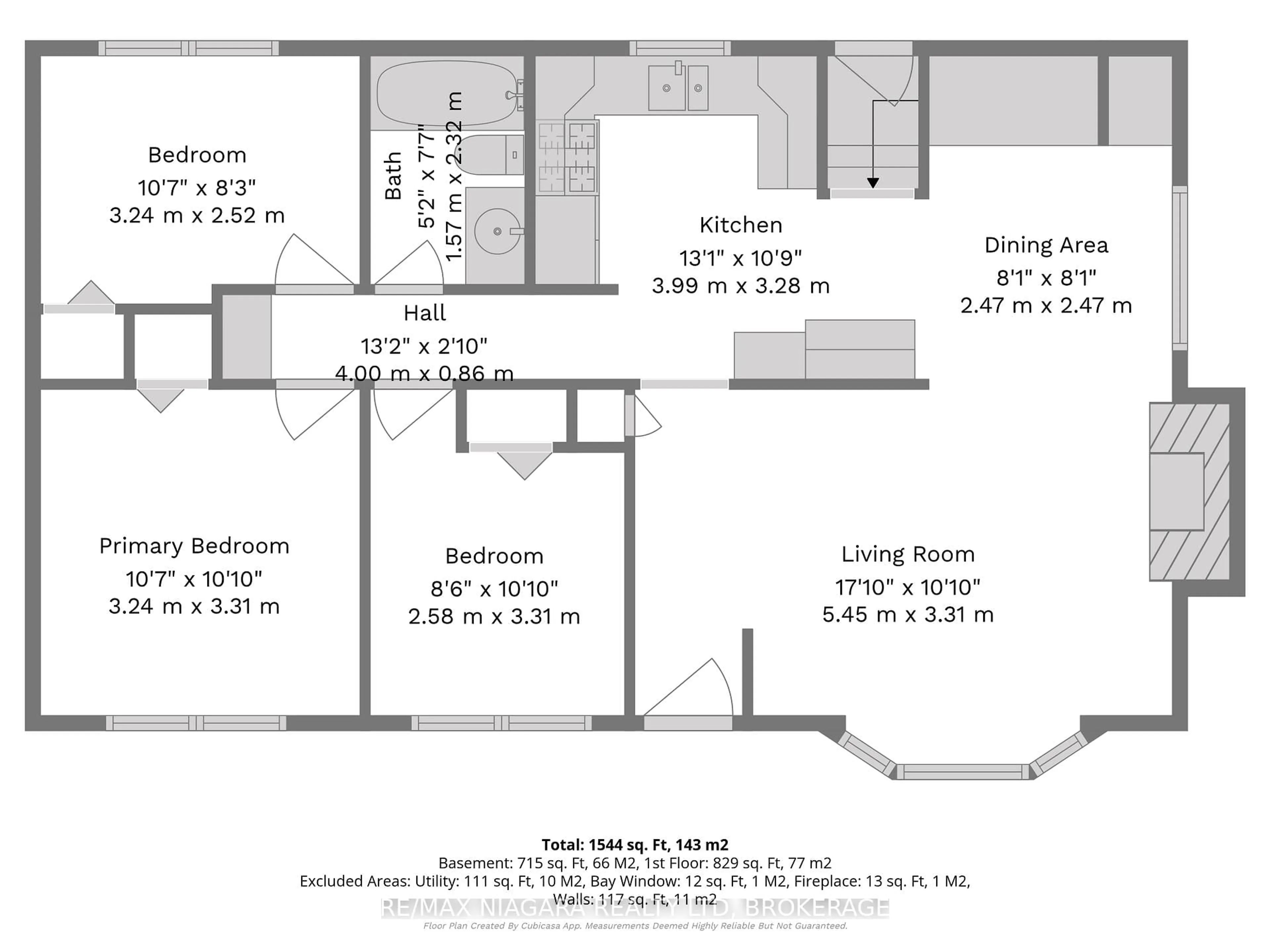 Floor plan for 132 Colver St, West Lincoln Ontario L0R 2A0