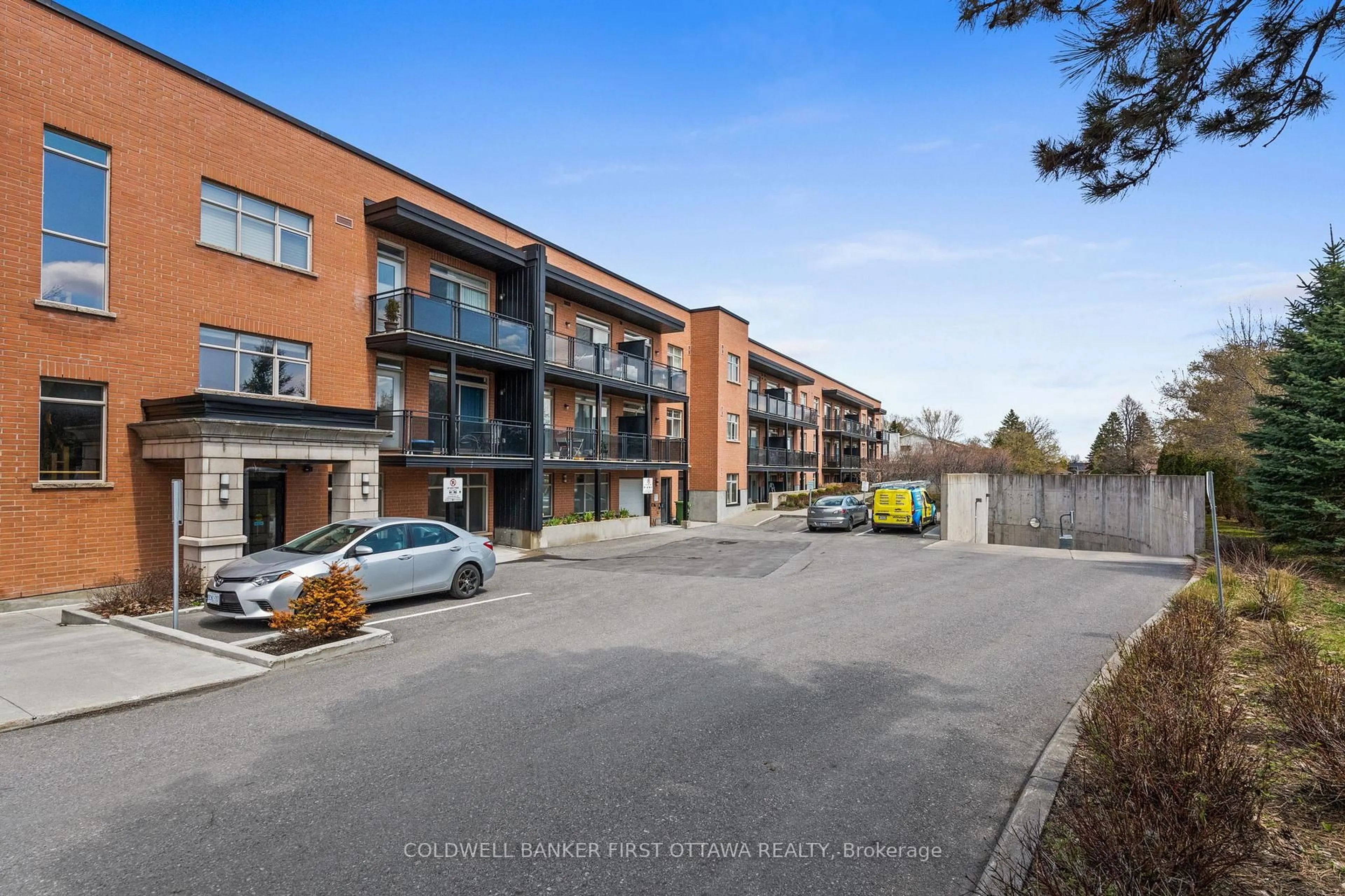 A pic from outside/outdoor area/front of a property/back of a property/a pic from drone, street for 3684 Fallowfield Rd #204, Ottawa Ontario K2J 4H3