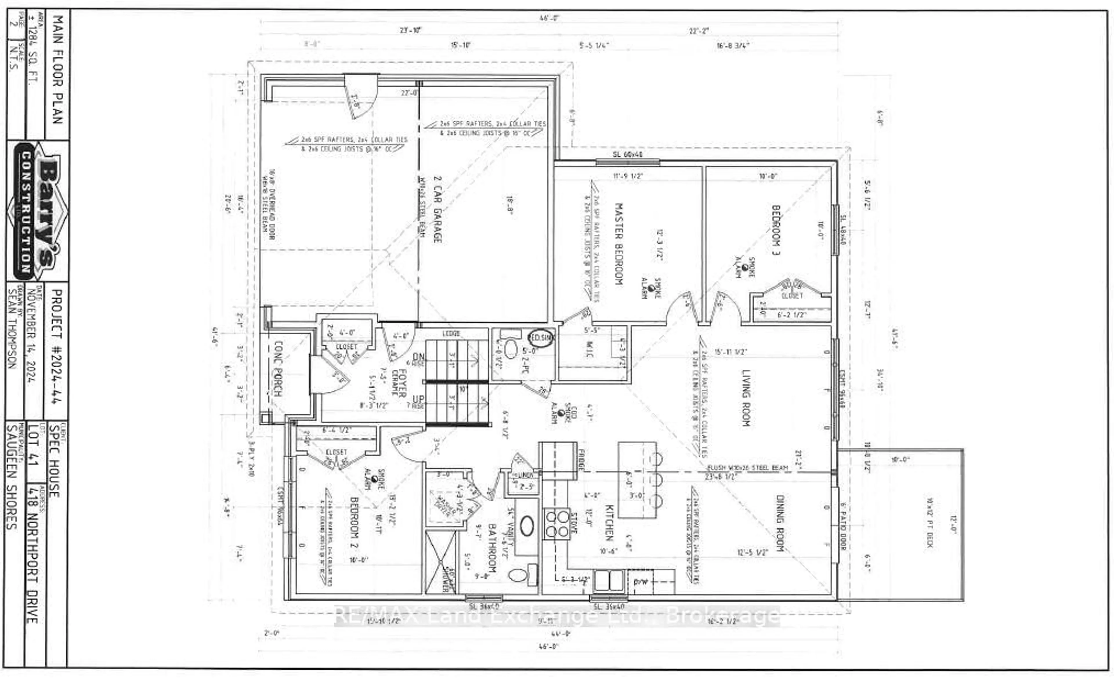 Floor plan for 418 Northport Dr, Saugeen Shores Ontario N0H 2C8