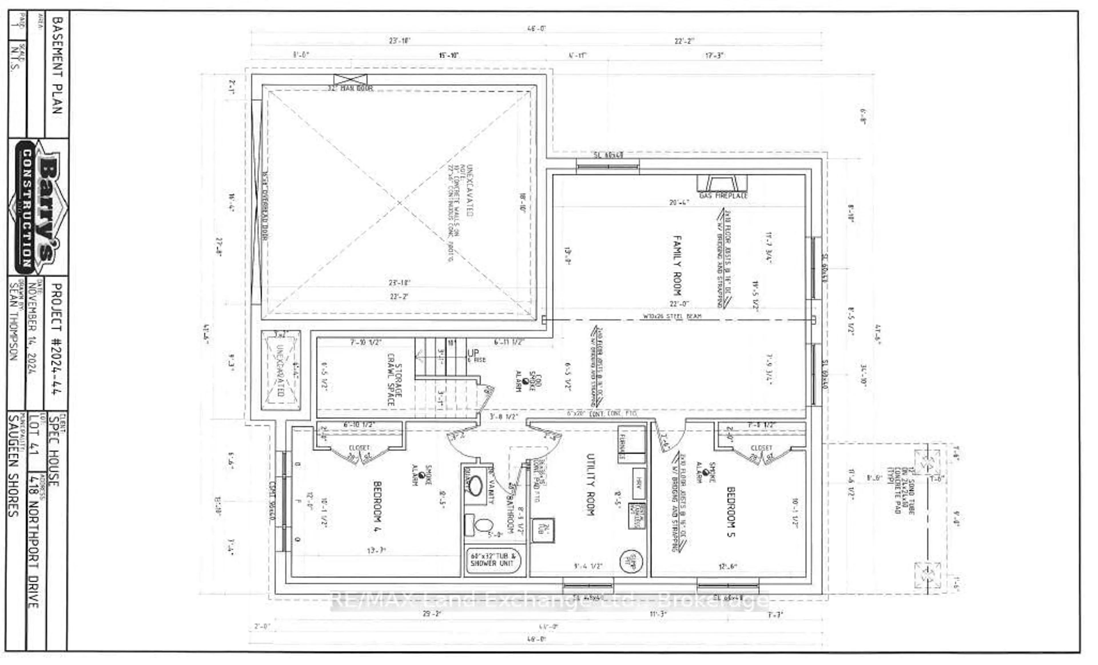Floor plan for 418 Northport Dr, Saugeen Shores Ontario N0H 2C8