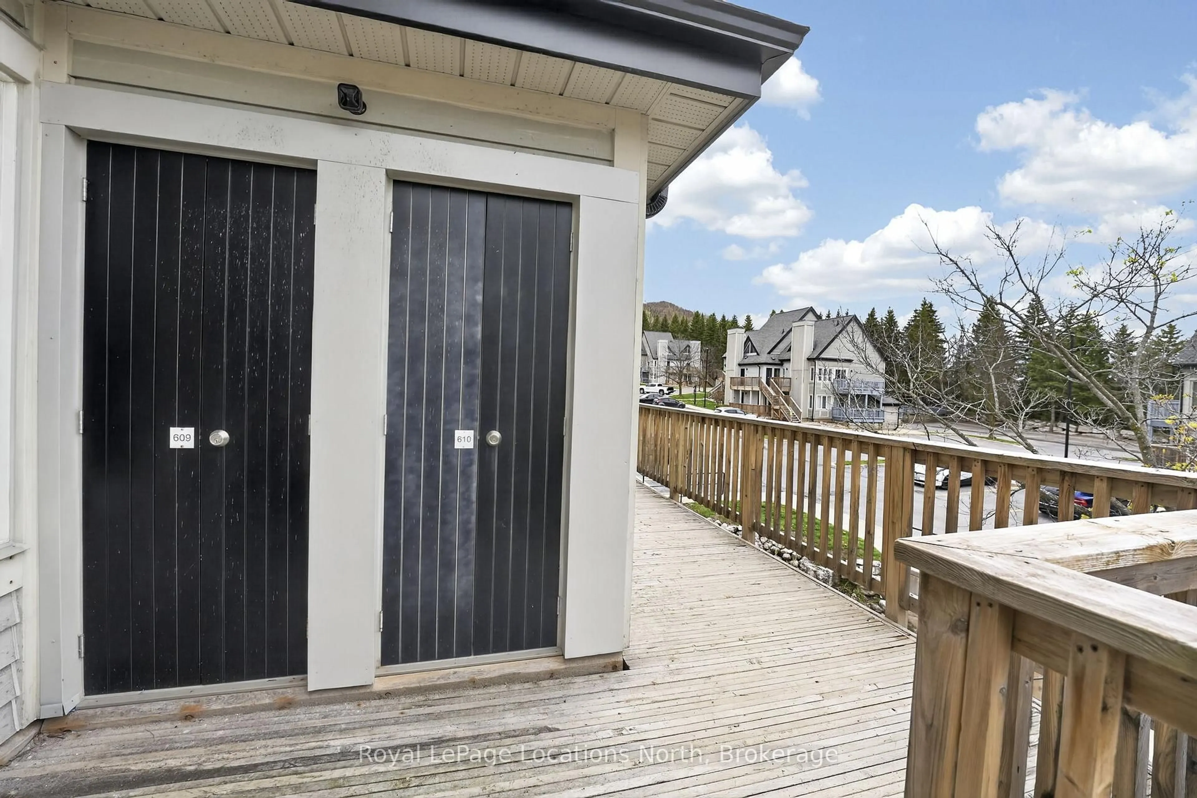 Patio, street for 796468 Grey Road 19 Rd #610, Blue Mountains Ontario L9Y 0N6