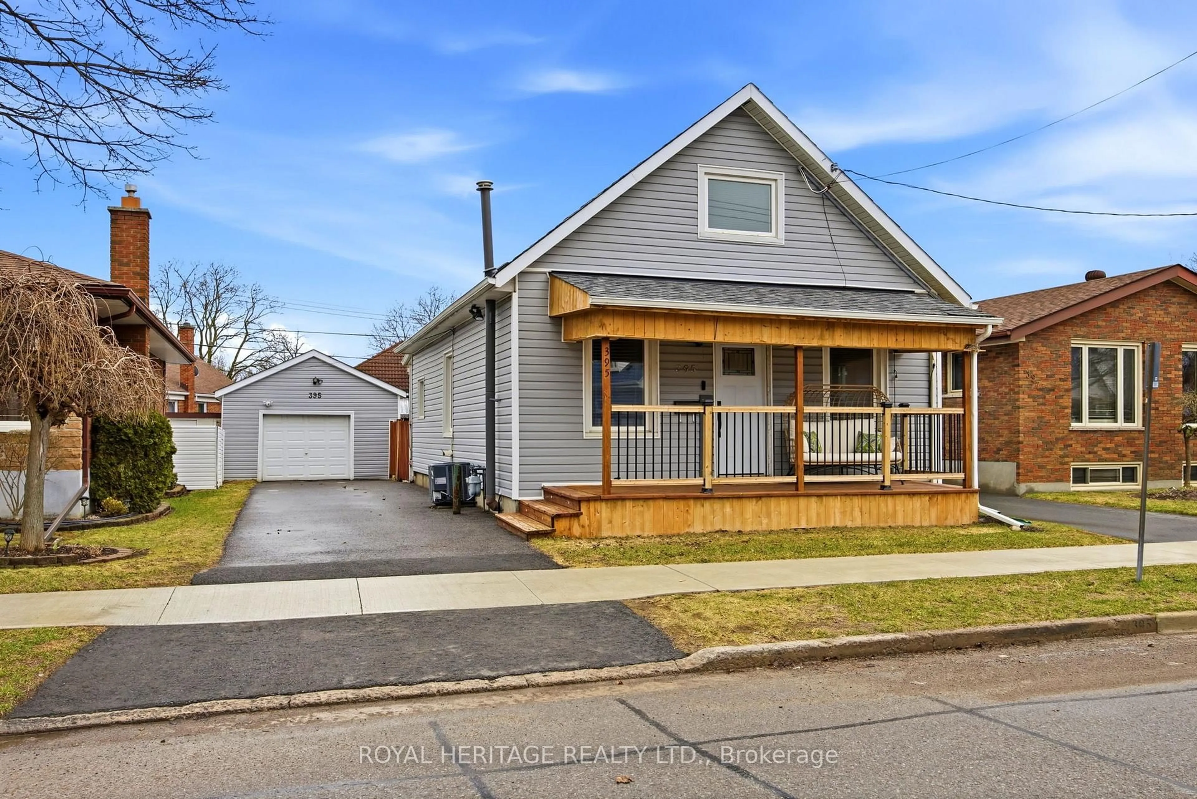Home with brick exterior material, street for 395 Edison Ave, Peterborough Ontario K9J 4G4