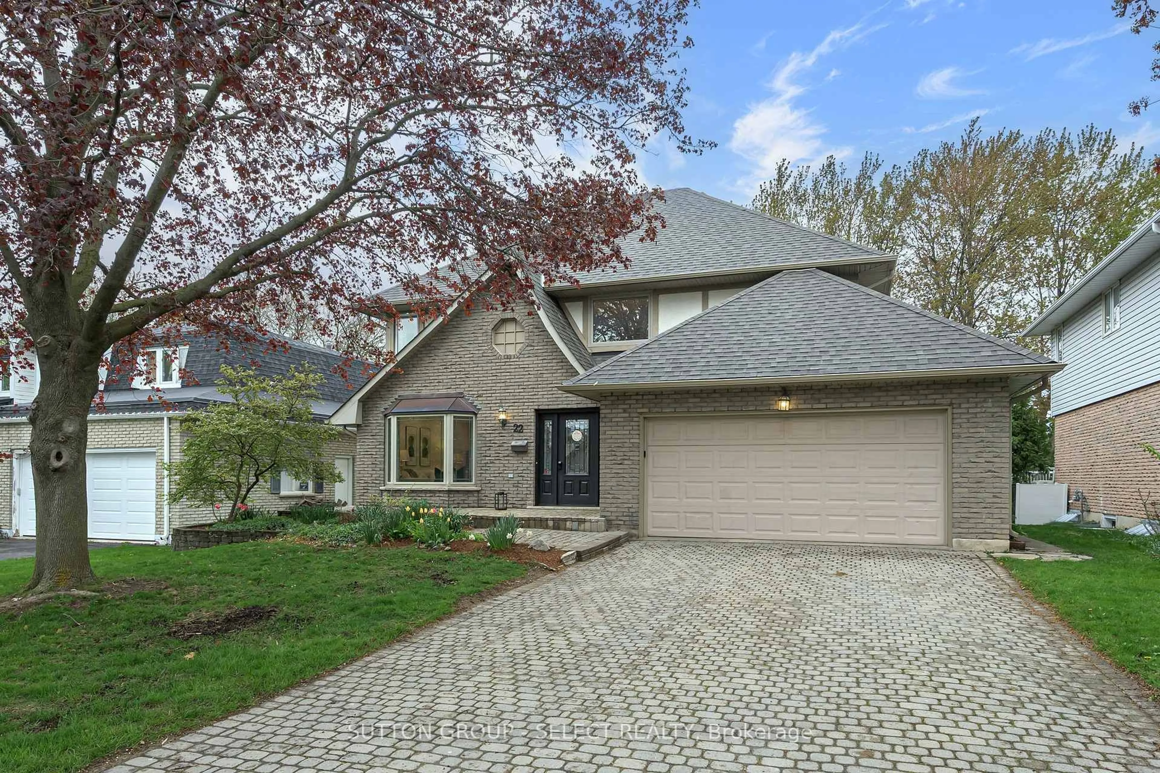 Home with brick exterior material, street for 22 Pinegrove Cres, London South Ontario N6J 3Y9