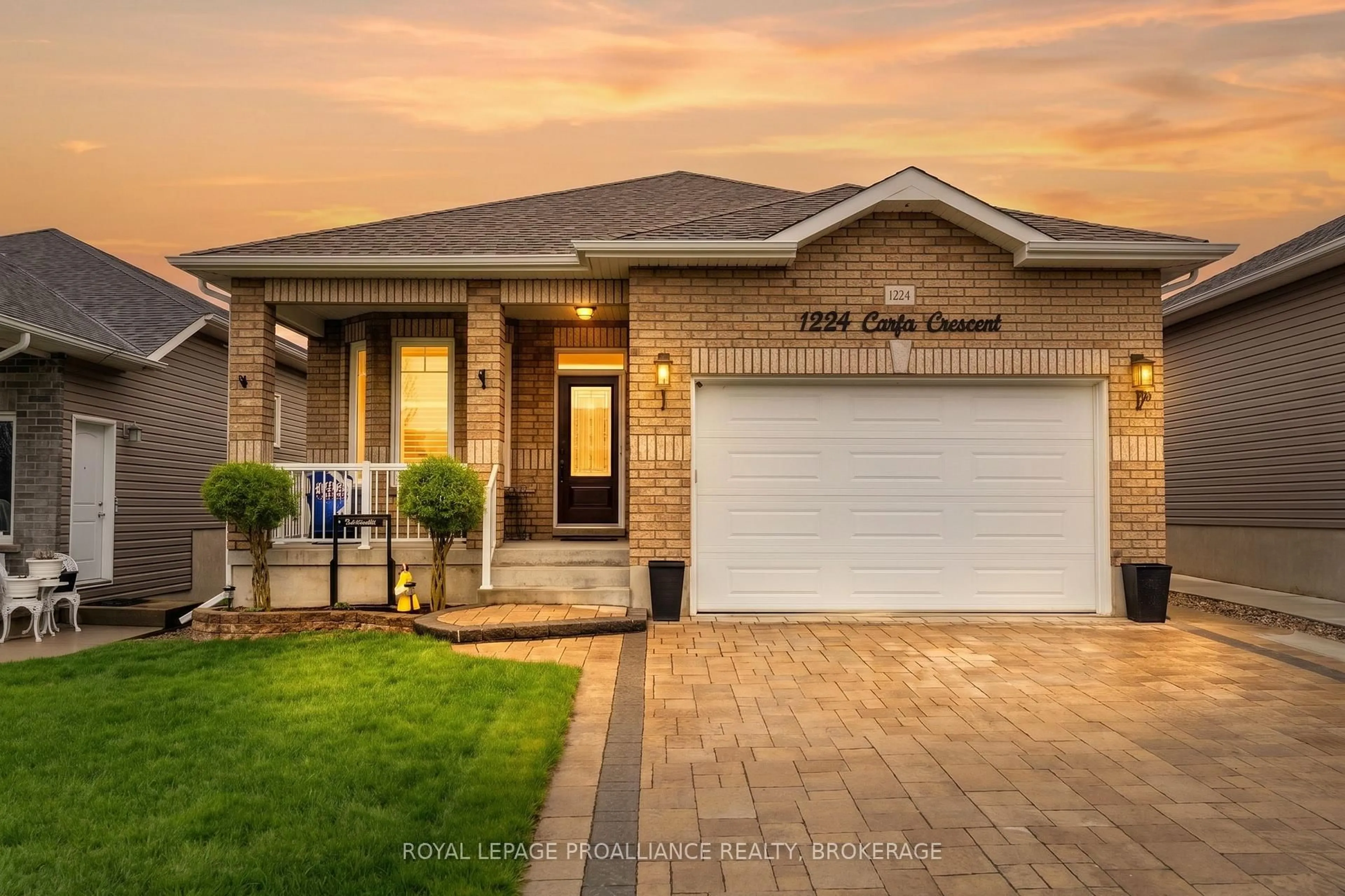 Home with brick exterior material, street for 1224 Carfa Cres, Kingston Ontario K7P 0M7