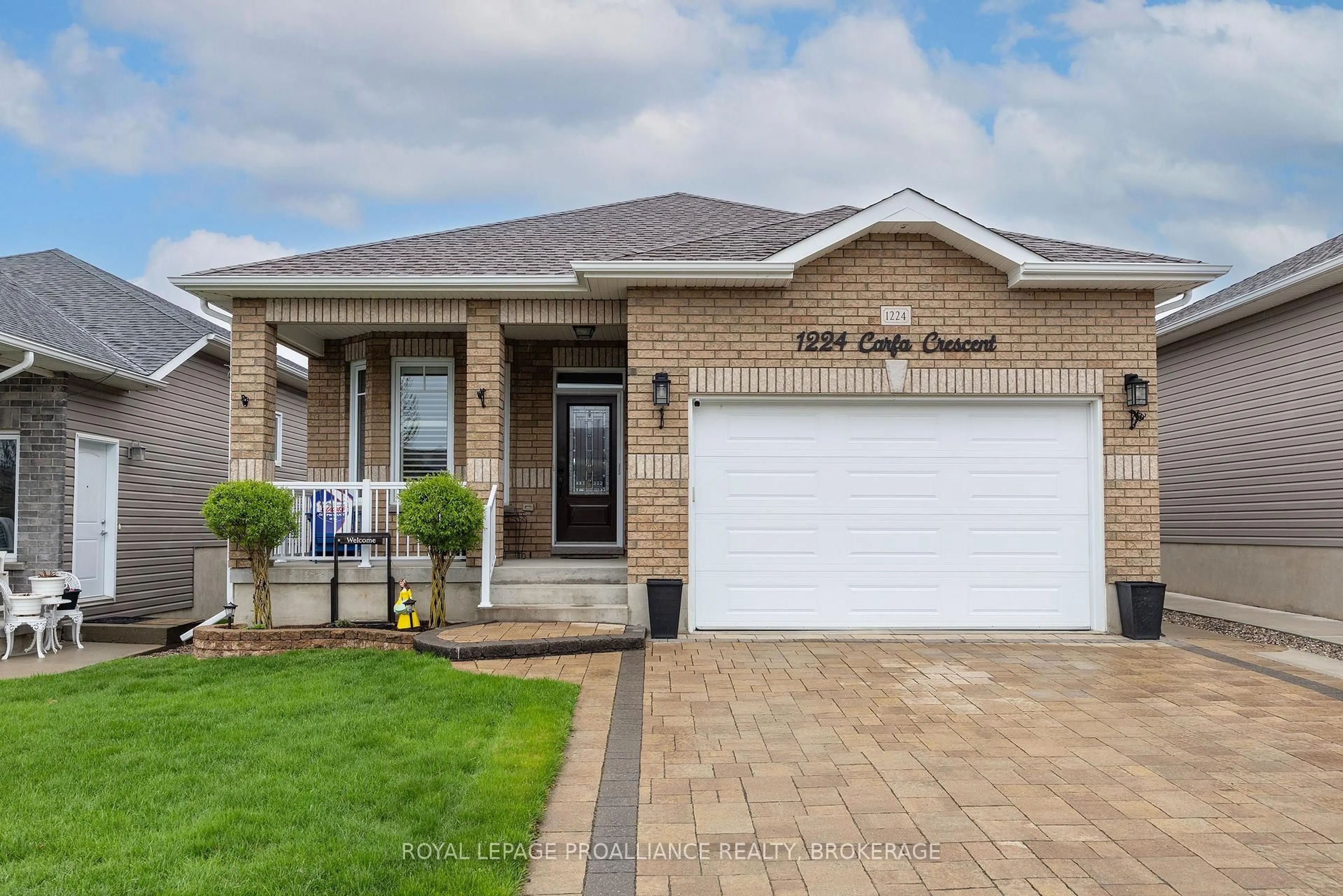 Home with brick exterior material, street for 1224 Carfa Cres, Kingston Ontario K7P 0M7