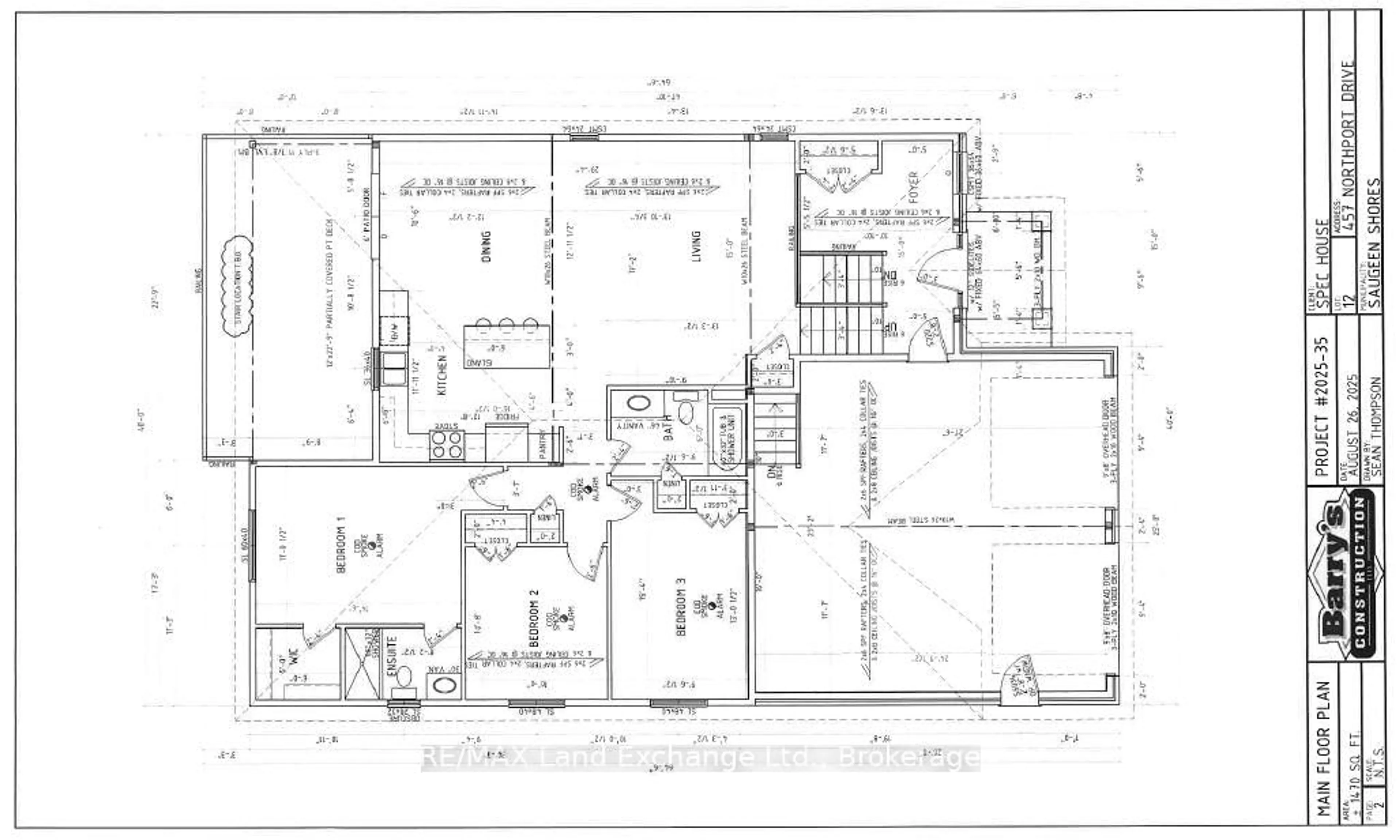 Floor plan for 457 Northport Dr, Saugeen Shores Ontario N0H 2C8