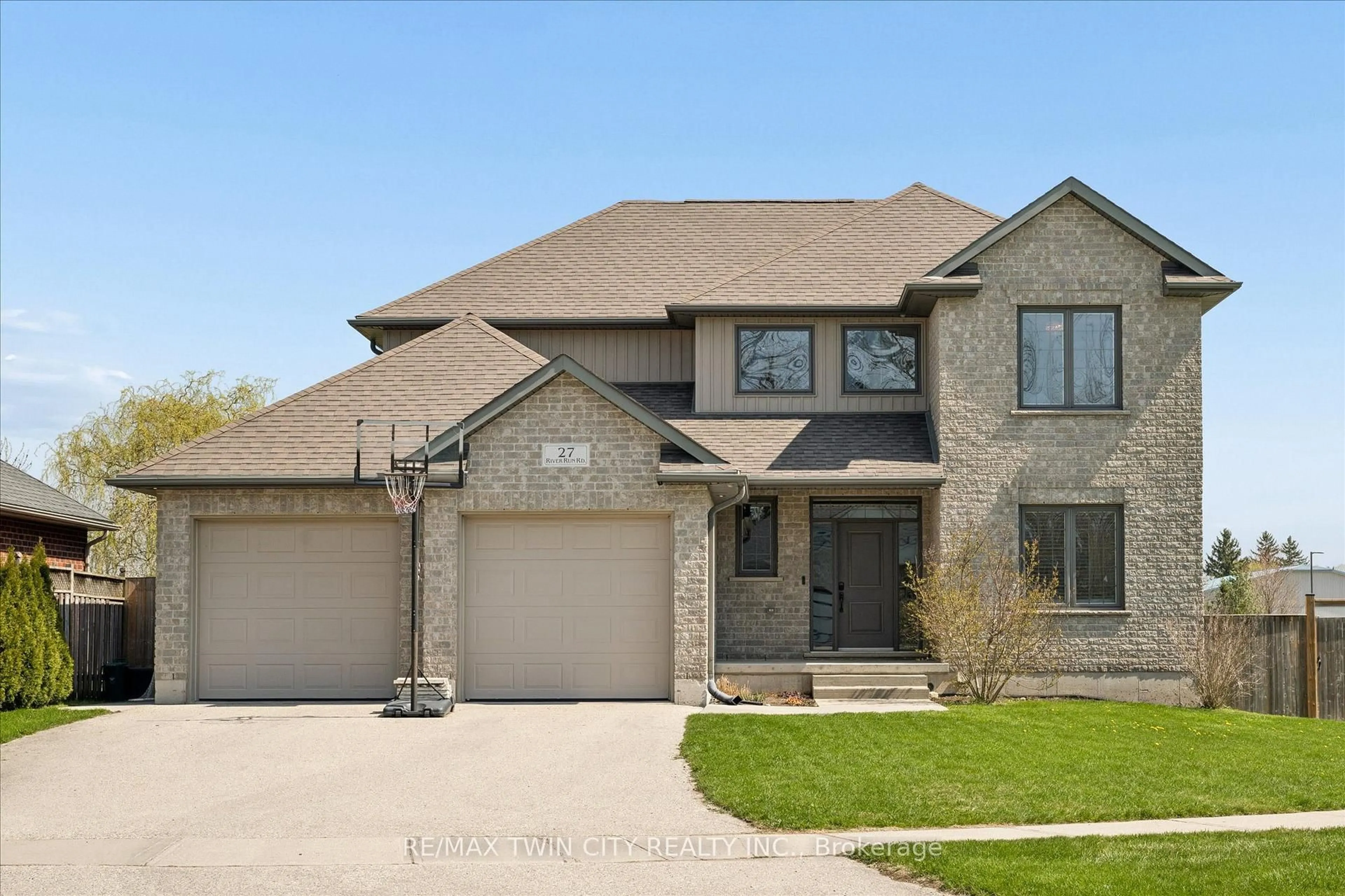 Home with brick exterior material, street for 27 River Run Rd, Mapleton Ontario N0G 1P0