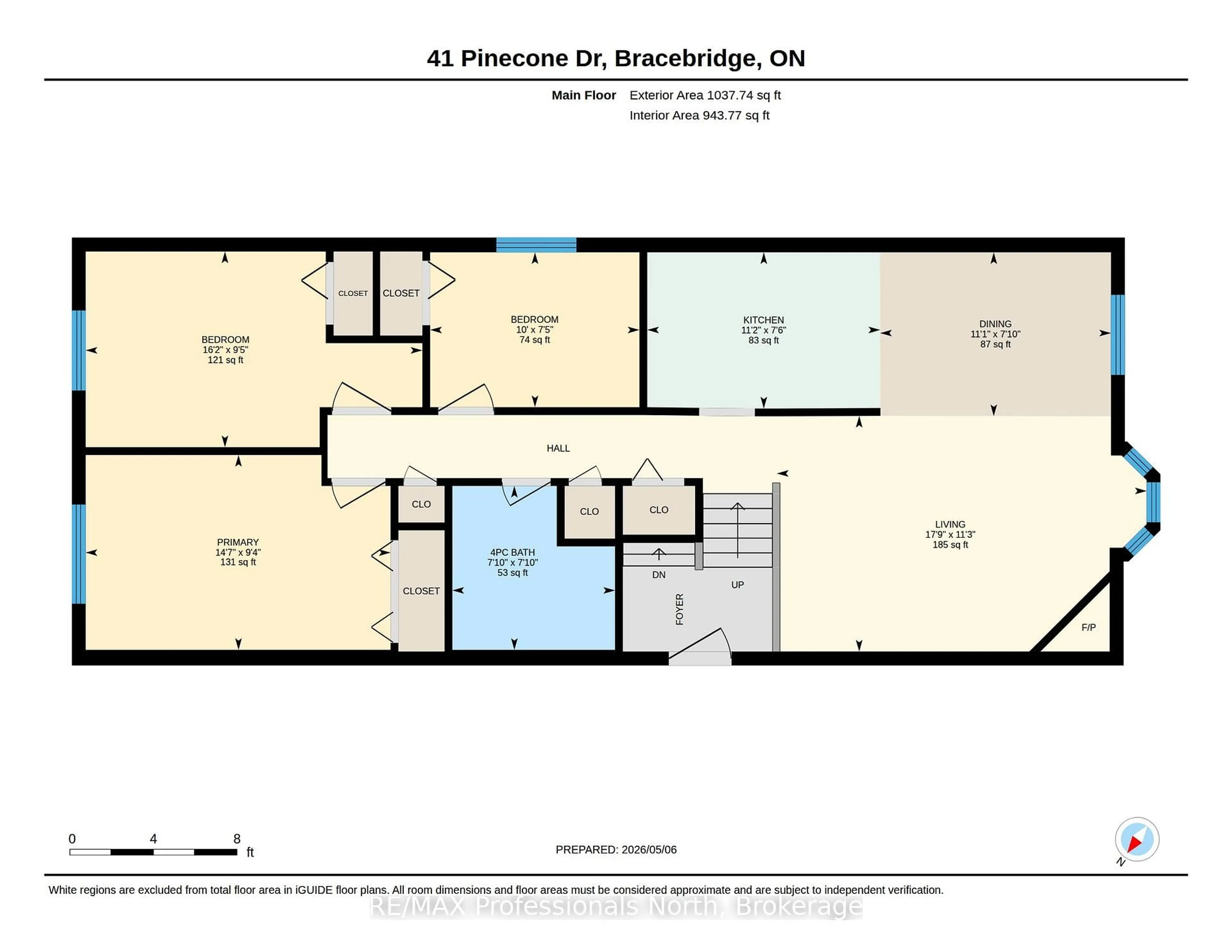 Floor plan for 41 Pinecone Dr, Bracebridge Ontario P1L 2G3