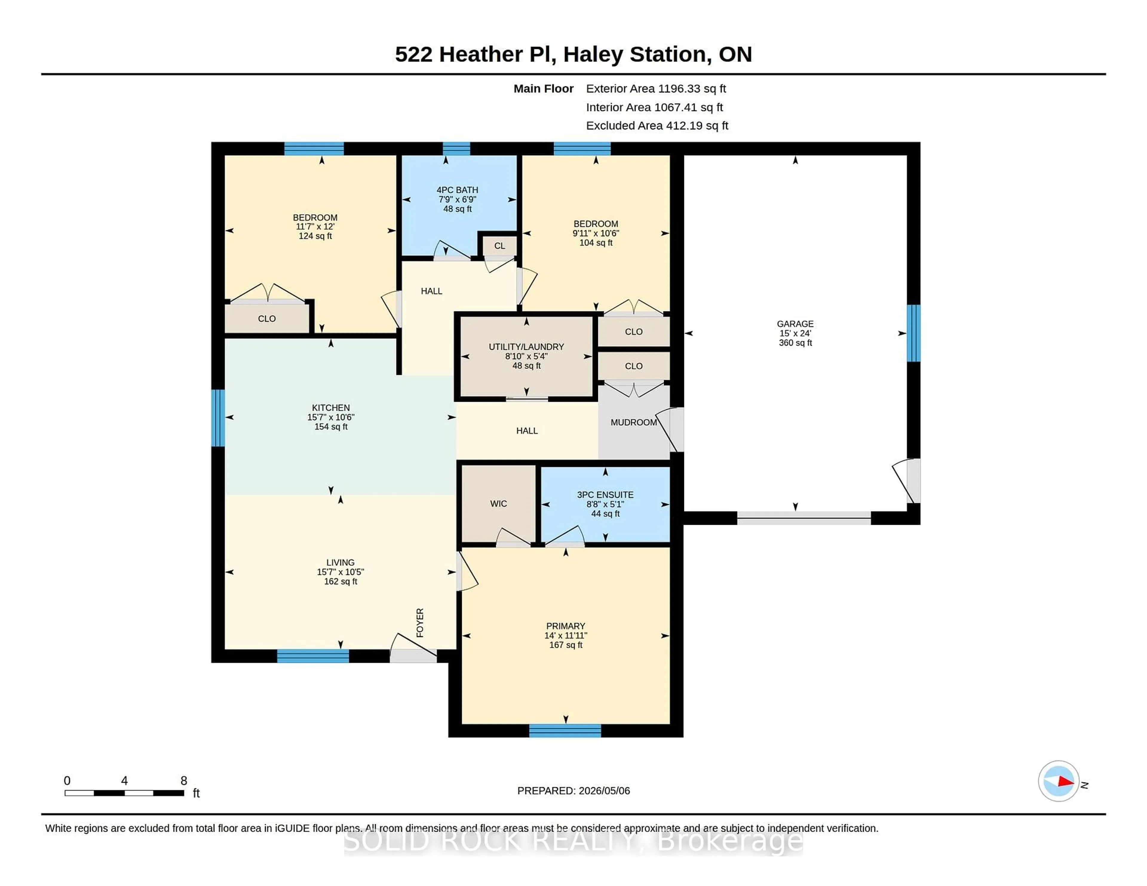 Floor plan for 522 Heather Pl, Haley Station Ontario K0J 1Y0