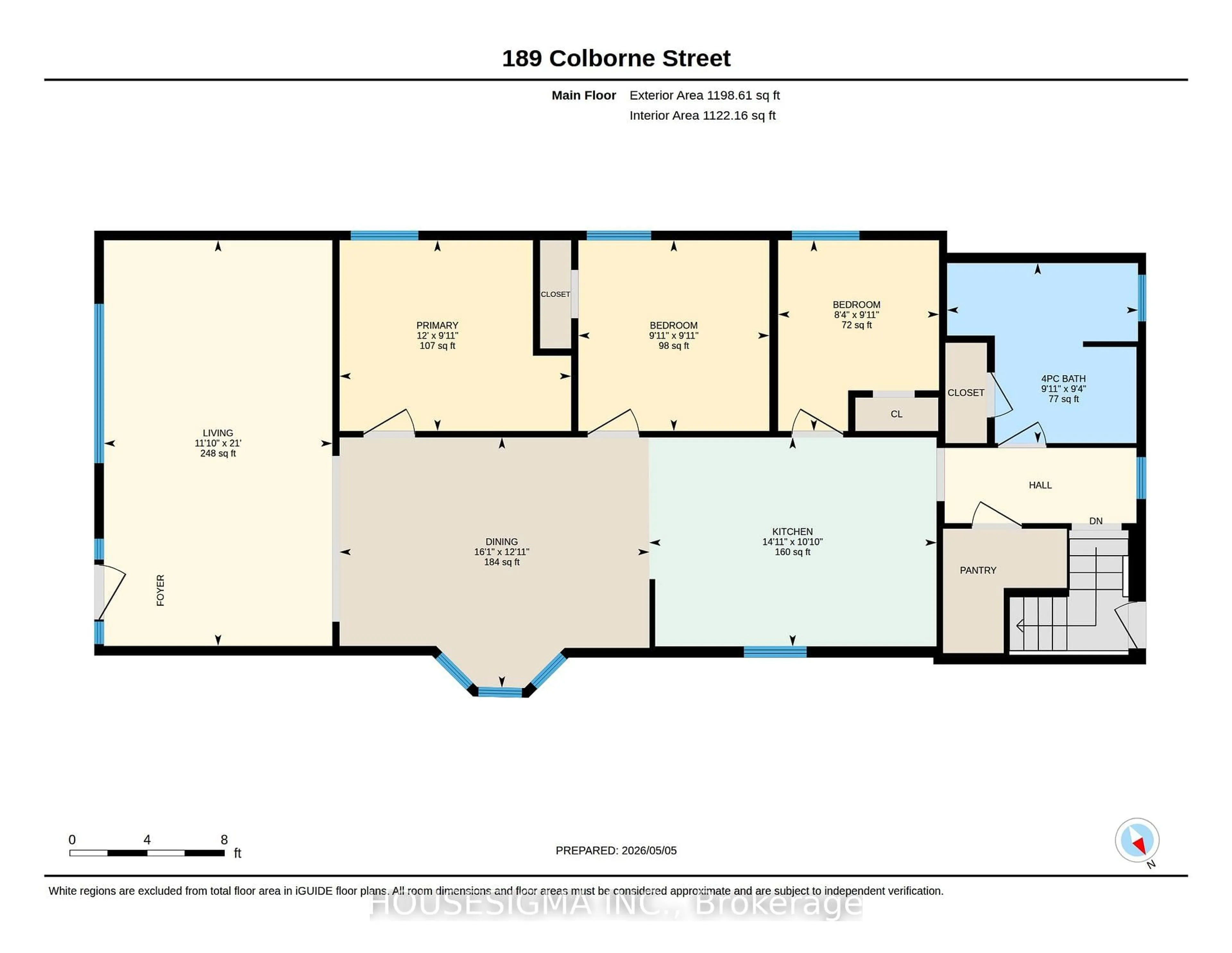 Floor plan for 189 Colborne St, London East Ontario N6B 2S3