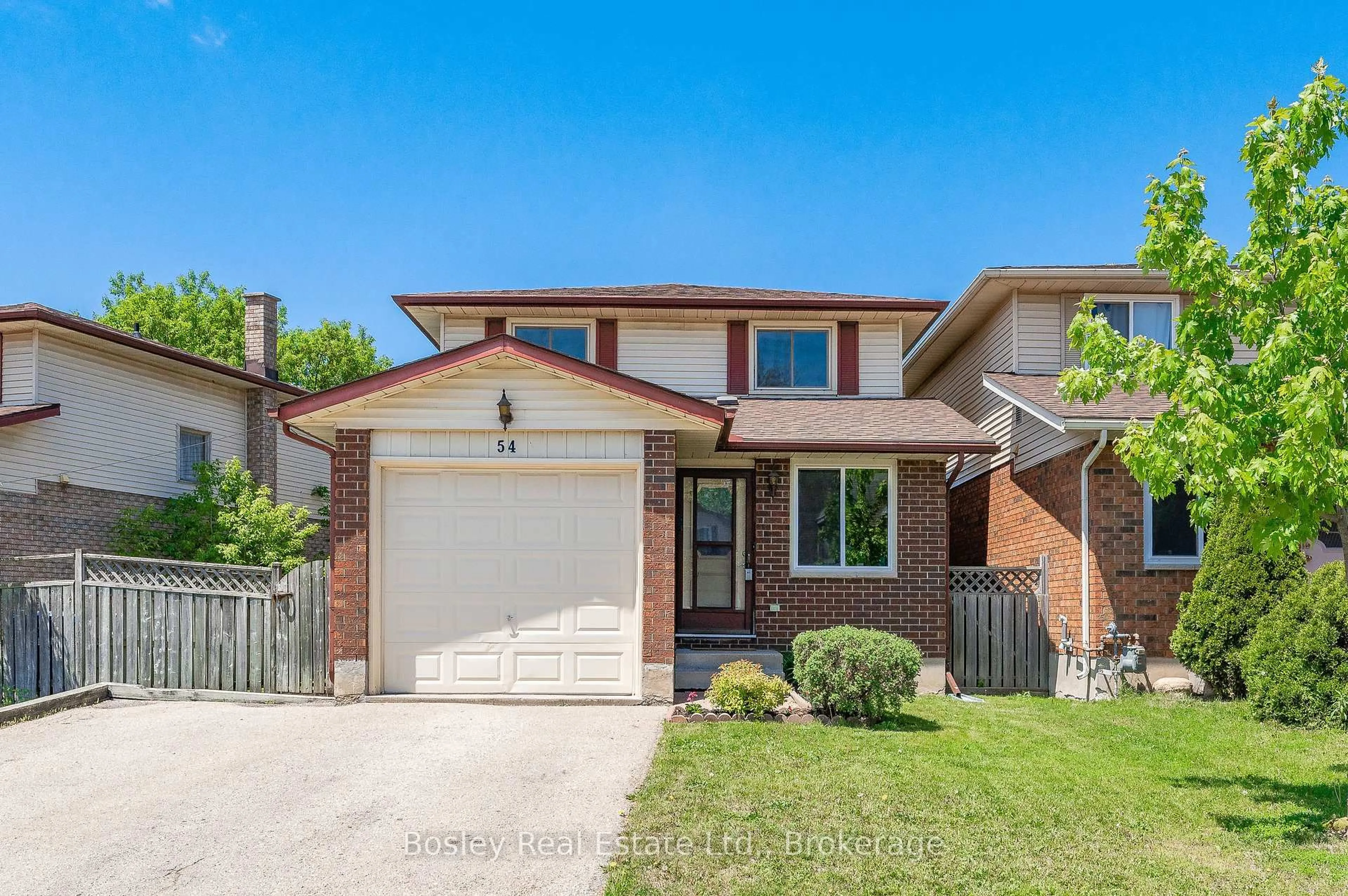 Home with brick exterior material, street for 54 Koch Dr, Guelph Ontario N1G 4G7