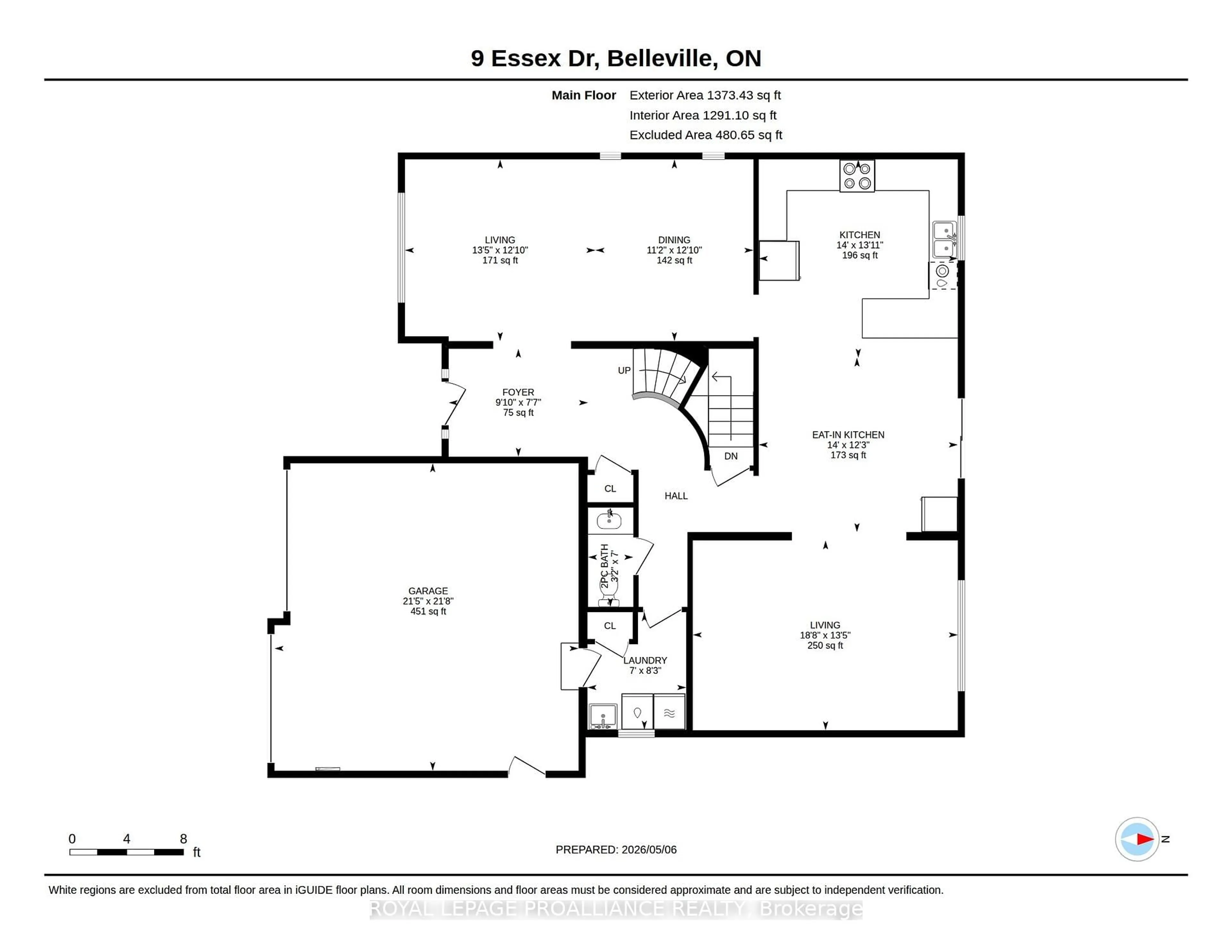 Floor plan for 9 ESSEX Dr, Belleville Ontario K8M 0M5