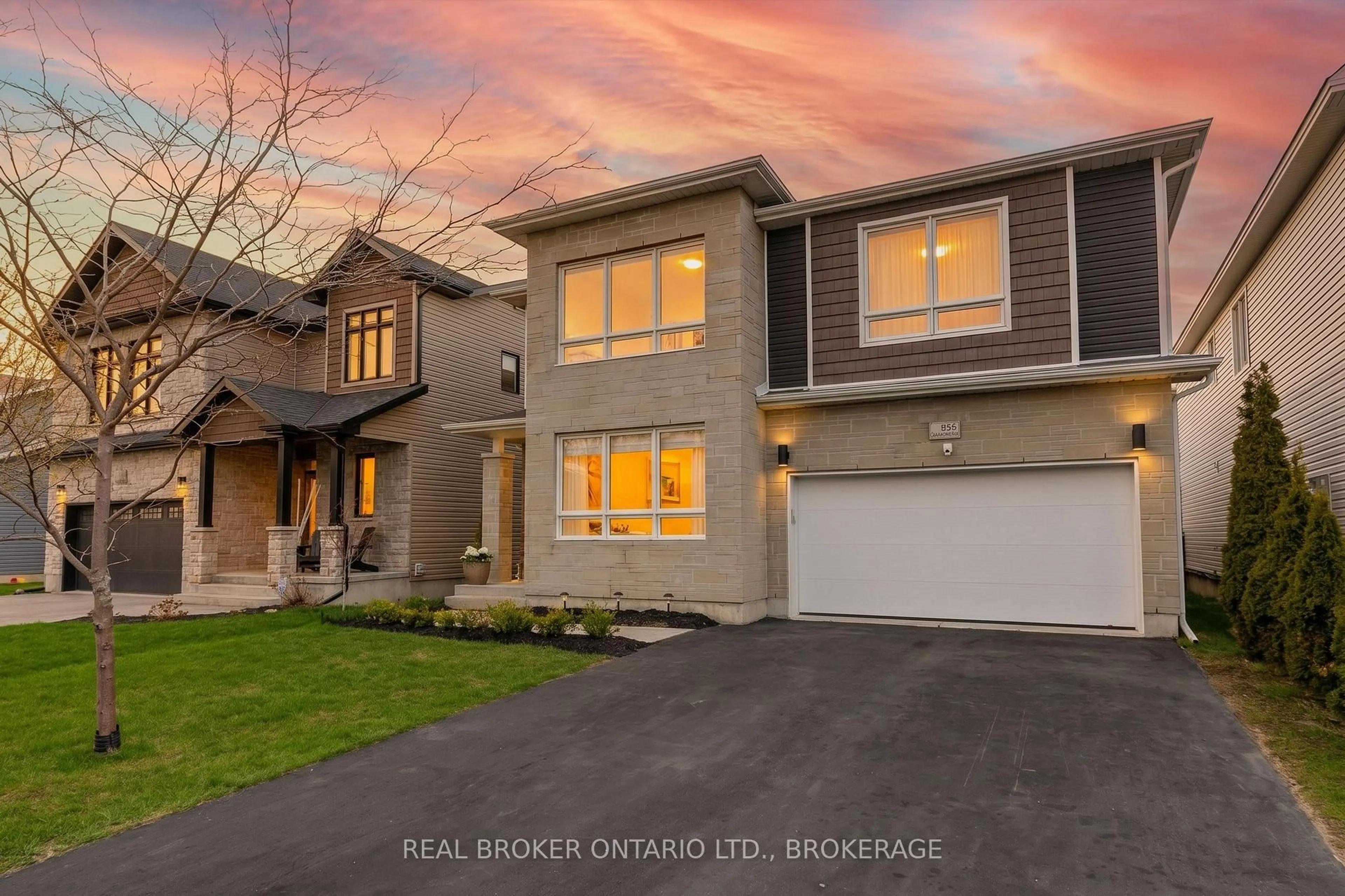 Home with brick exterior material, street for 856 STONEWALK Dr, Kingston Ontario K7K 0H2
