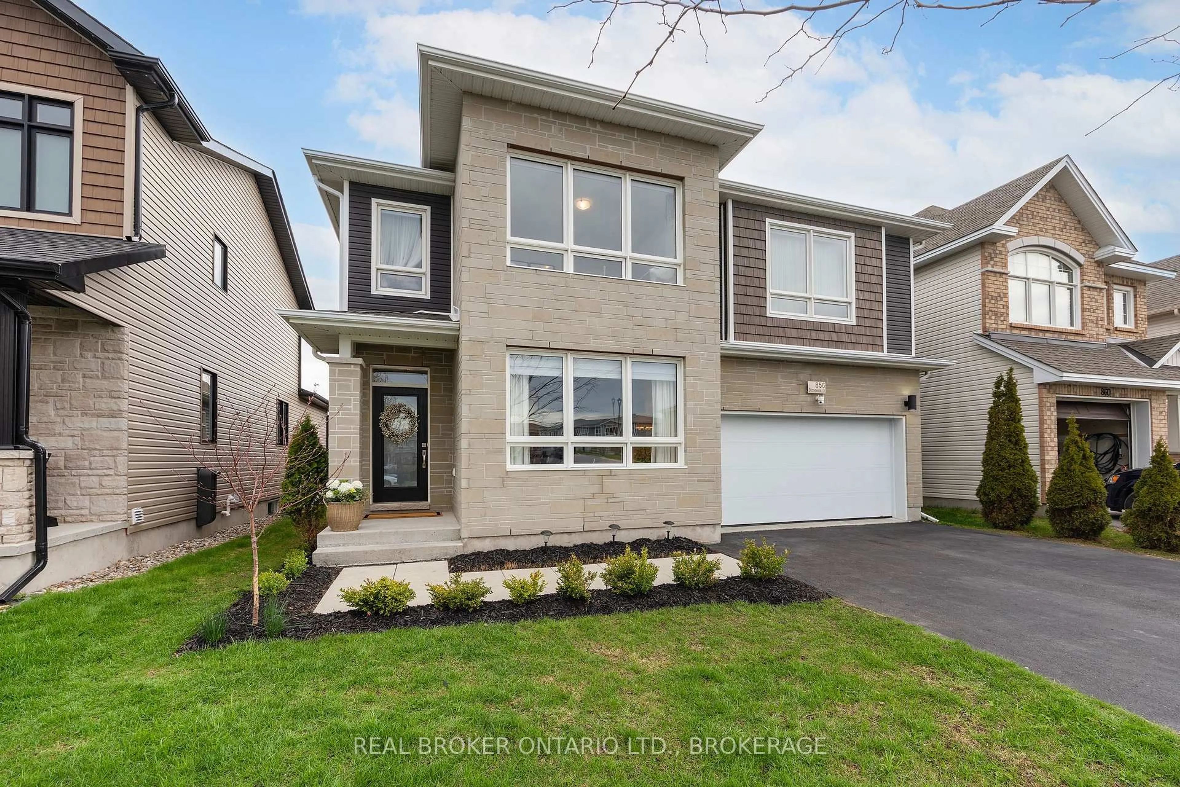 Home with brick exterior material, street for 856 STONEWALK Dr, Kingston Ontario K7K 0H2