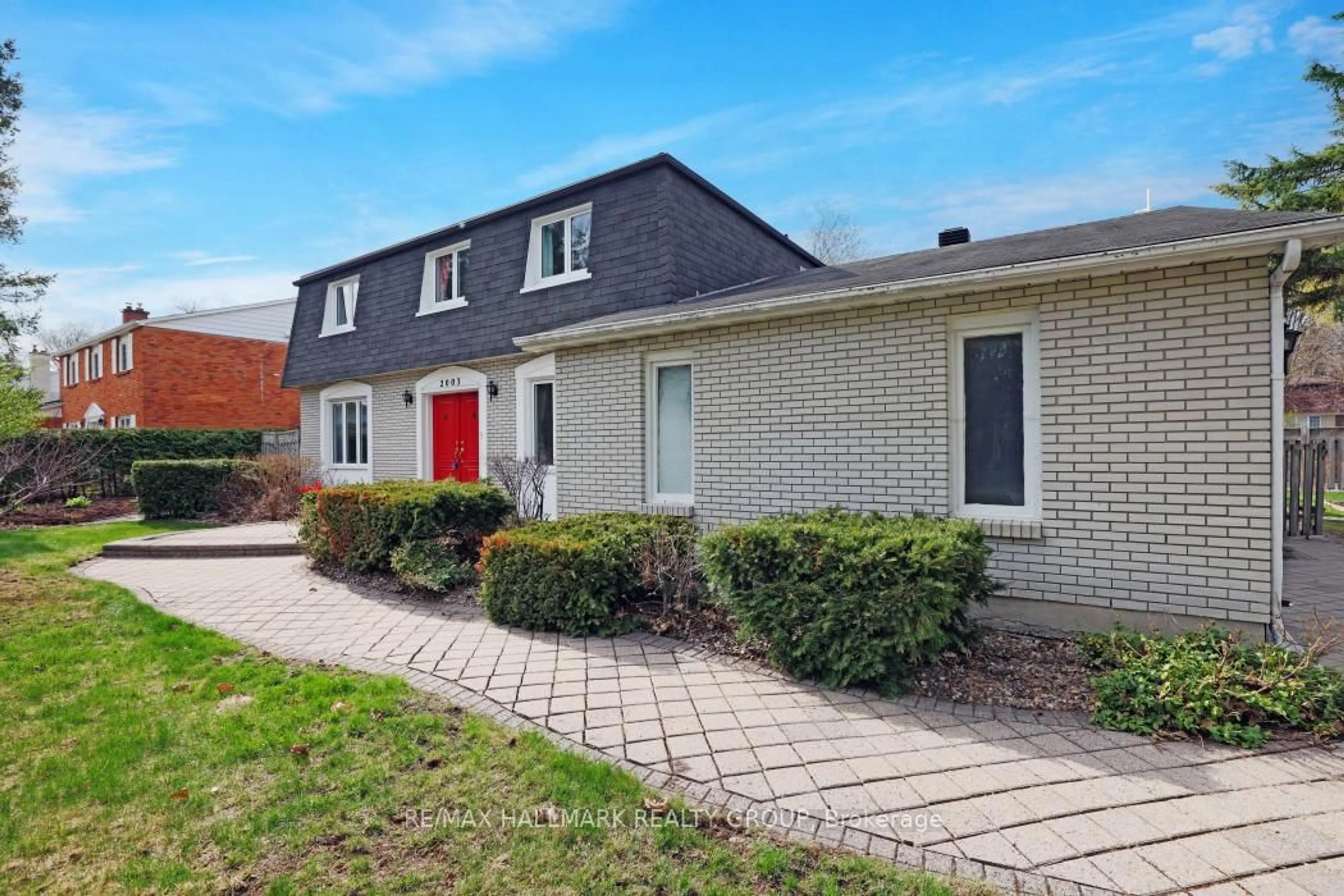 Home with brick exterior material, street for 2003 Hollybrook Cres, Ottawa Ontario K1J 7Y4