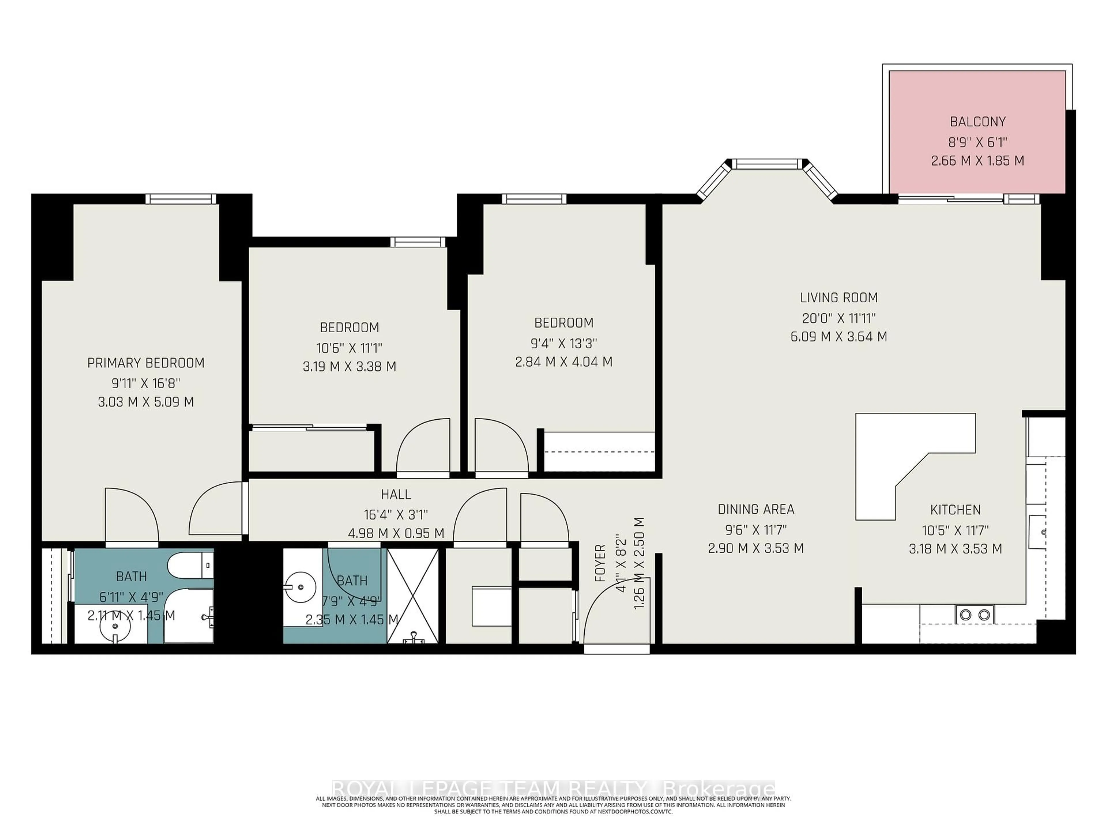 Floor plan for 2951 Riverside Dr #410, Ottawa Ontario K1V 8W6