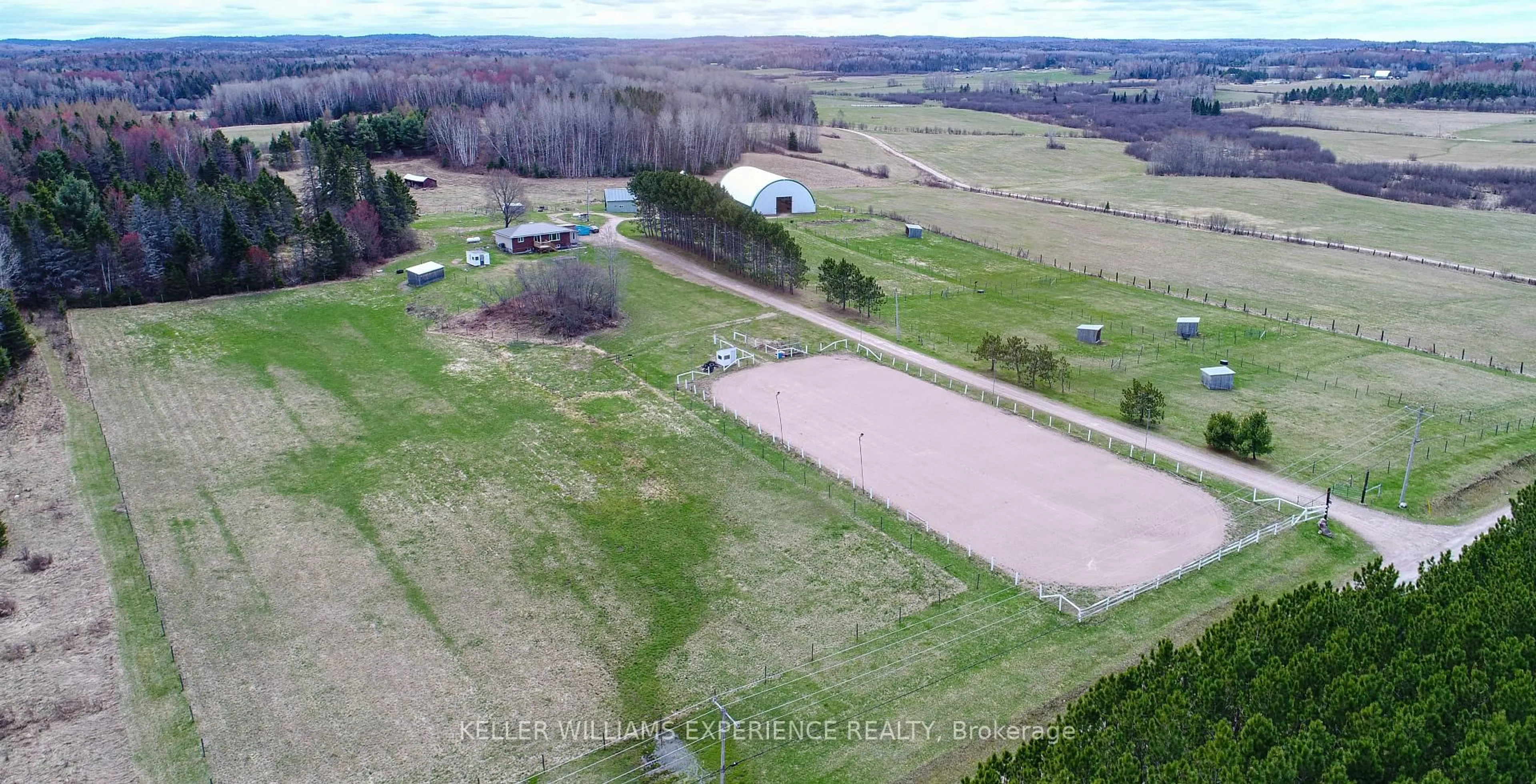 A pic from outside/outdoor area/front of a property/back of a property/a pic from drone, water/lake/river/ocean view for 744 Trunk Rd, Bonfield Ontario P0H 2E0
