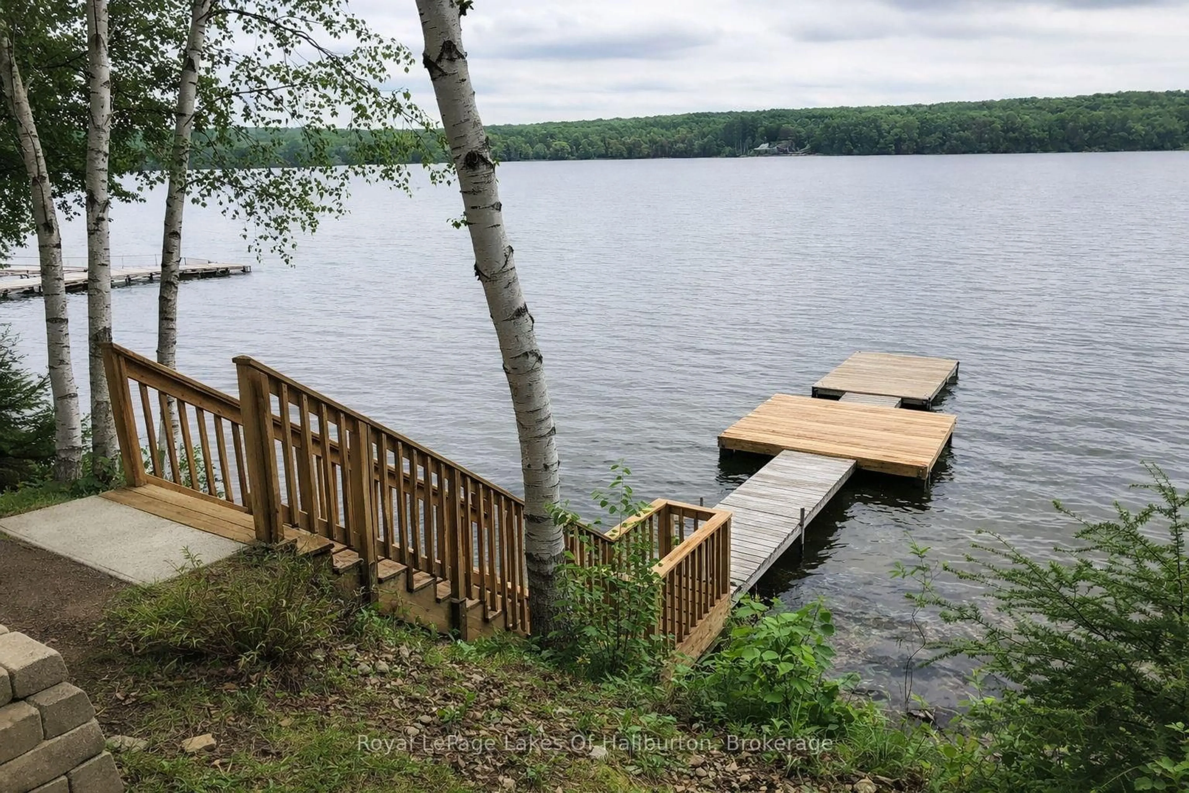 Patio, water/lake/river/ocean view for 1384 North Shore Rd, Algonquin Highlands Ontario K0M 1S0