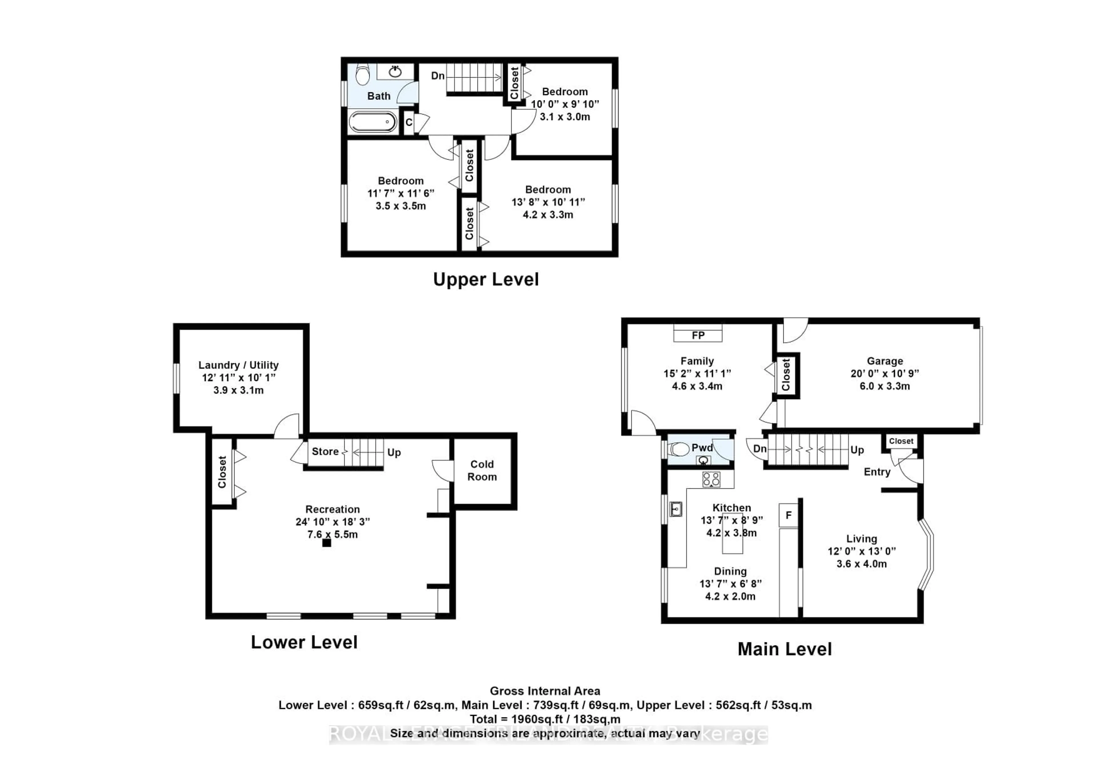Floor plan for 59 VANIER Pl, St. Thomas Ontario N5R 5S4