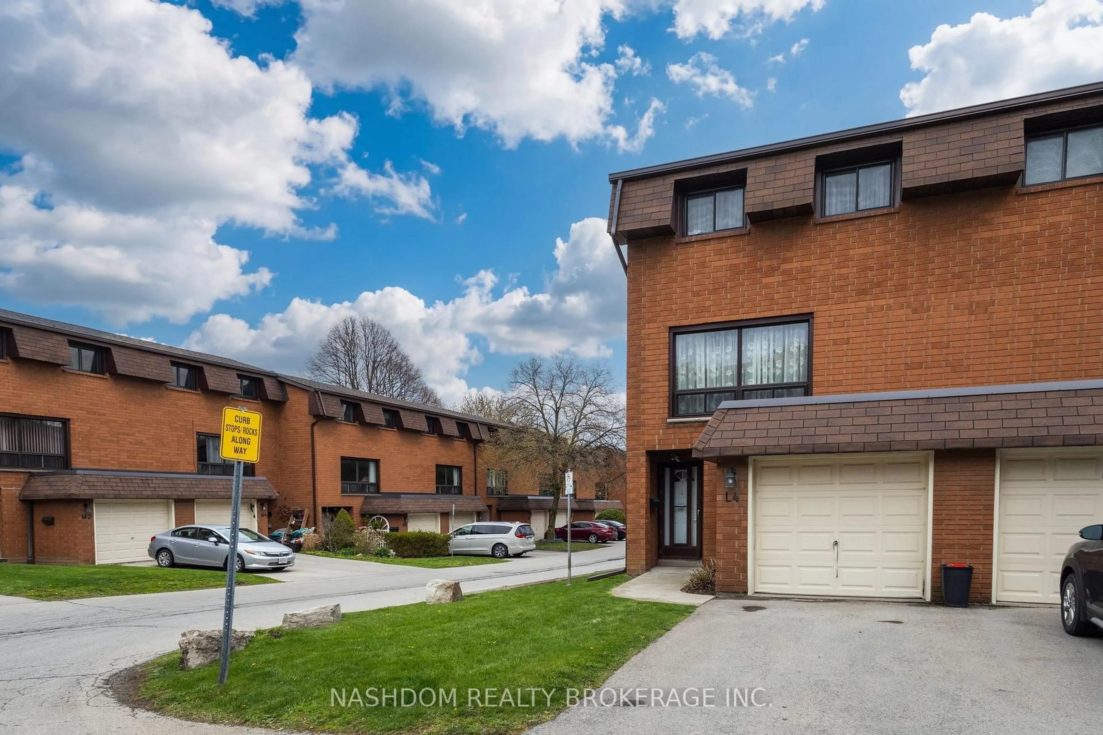 A pic from outside/outdoor area/front of a property/back of a property/a pic from drone, street for 444 Stone Church Rd #L4, Hamilton Ontario L9B 1R1