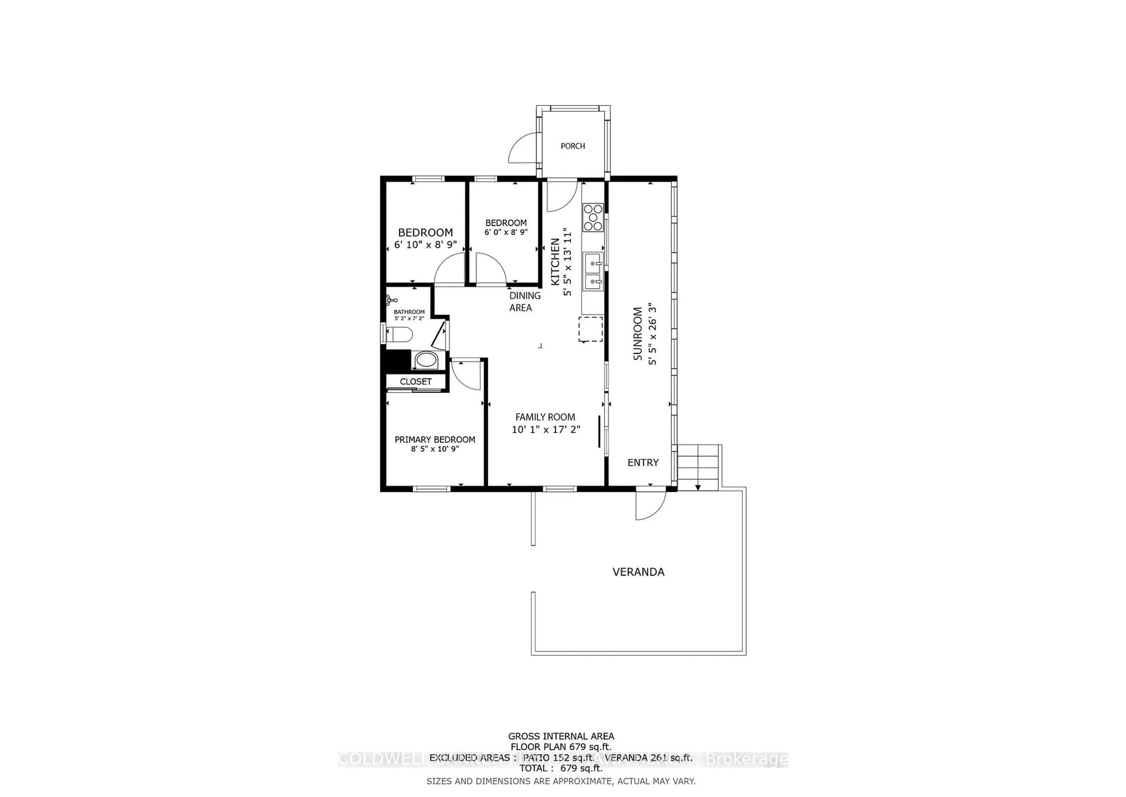 Floor plan for 119 Farren Lake Lane 22, Maberly Ontario K0H 2B0