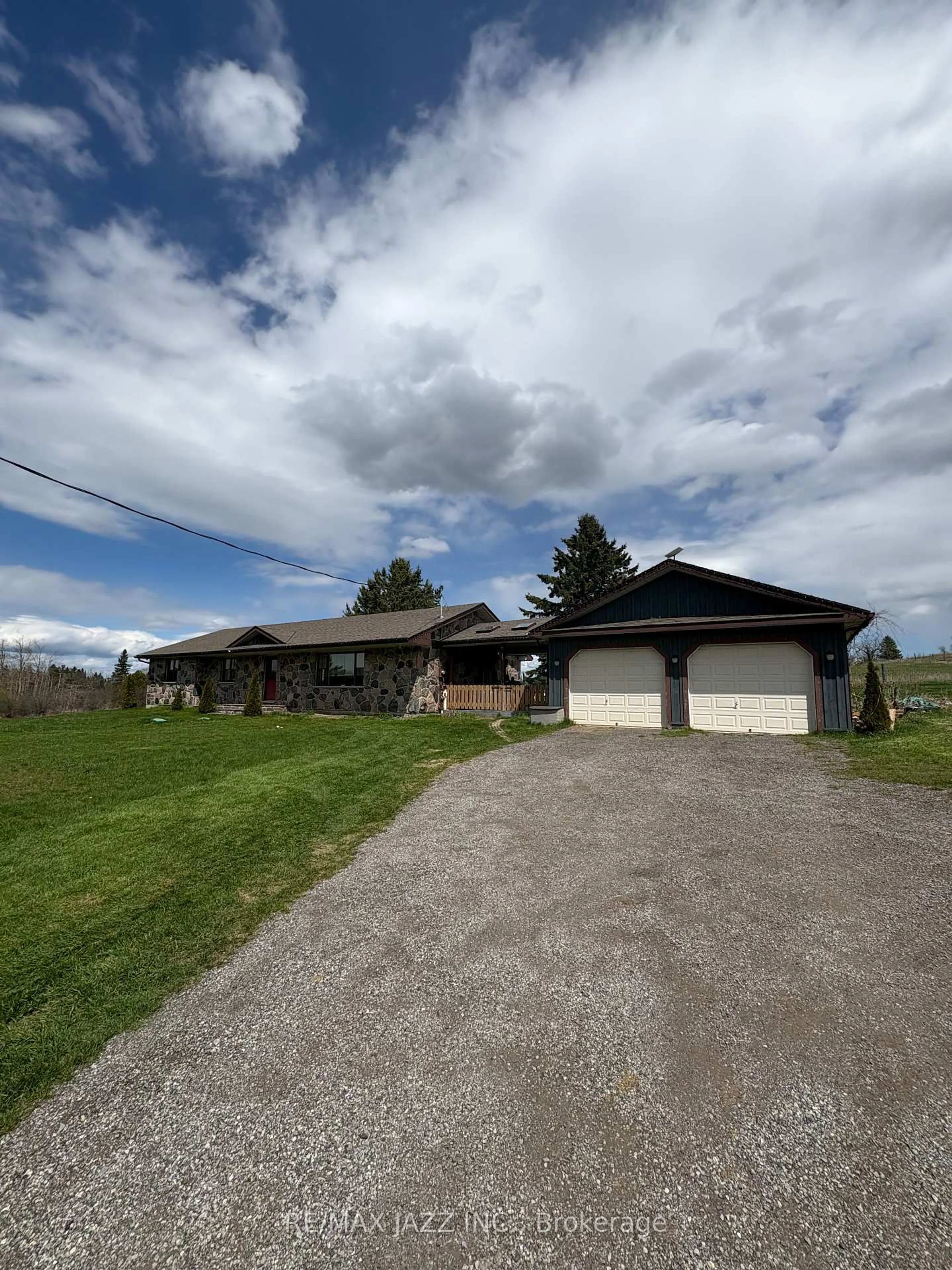 A pic from outside/outdoor area/front of a property/back of a property/a pic from drone, street for 1632 Hwy 35 Highway, Kawartha Lakes Ontario L0B 1K0
