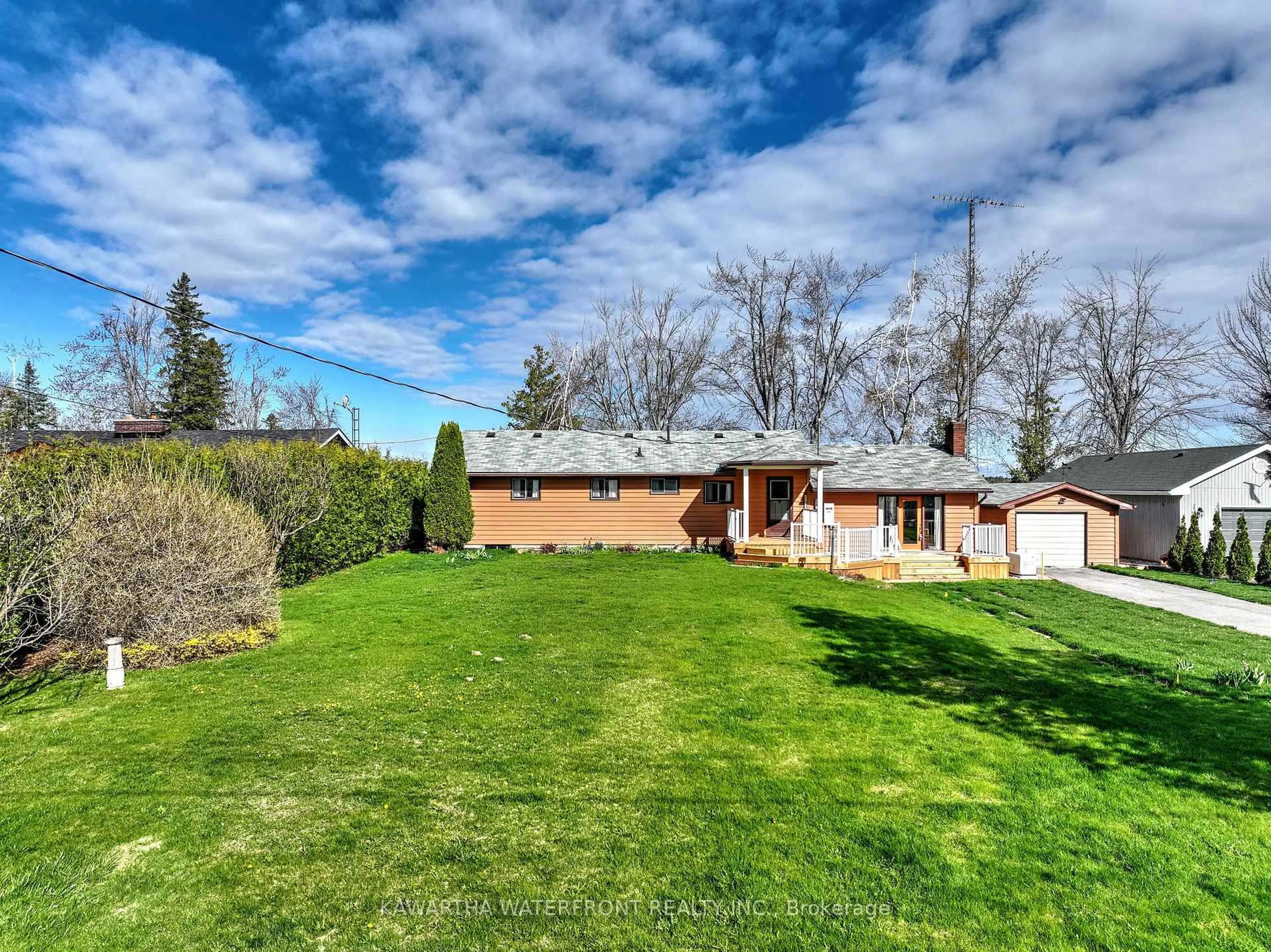 A pic from outside/outdoor area/front of a property/back of a property/a pic from drone, unknown for 7 Reid's Rd, Kawartha Lakes Ontario K0M 1L0