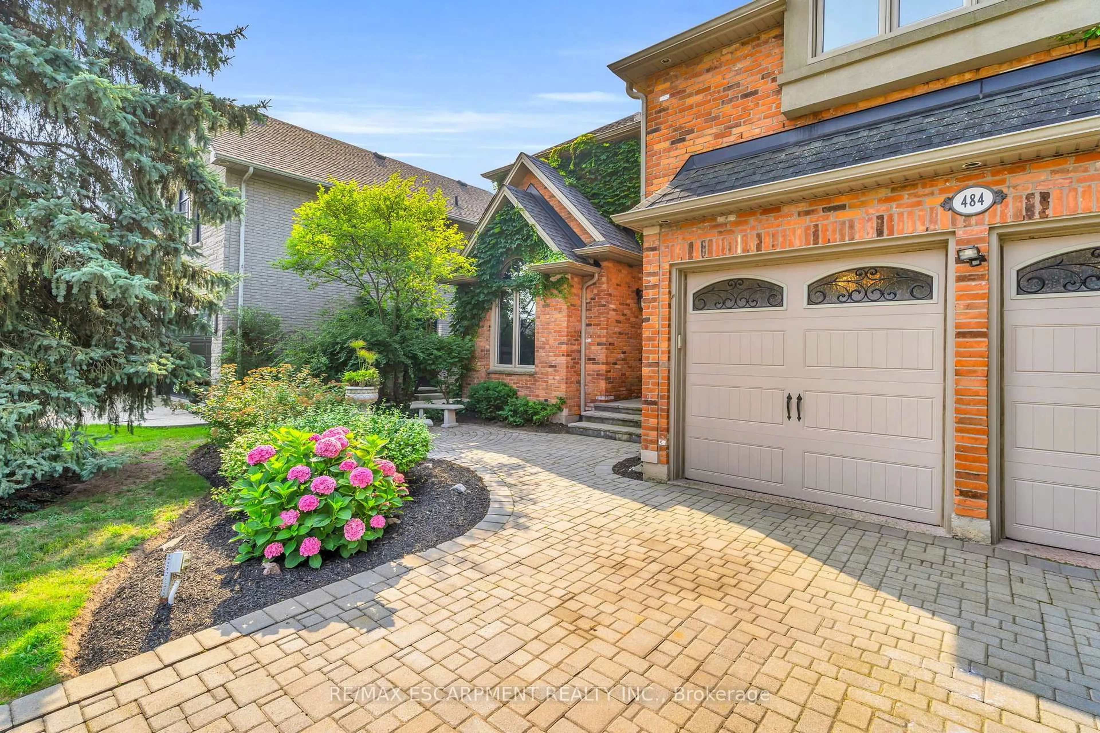 Home with brick exterior material, street for 484 Bush Dr, Hamilton Ontario L9G 4T4