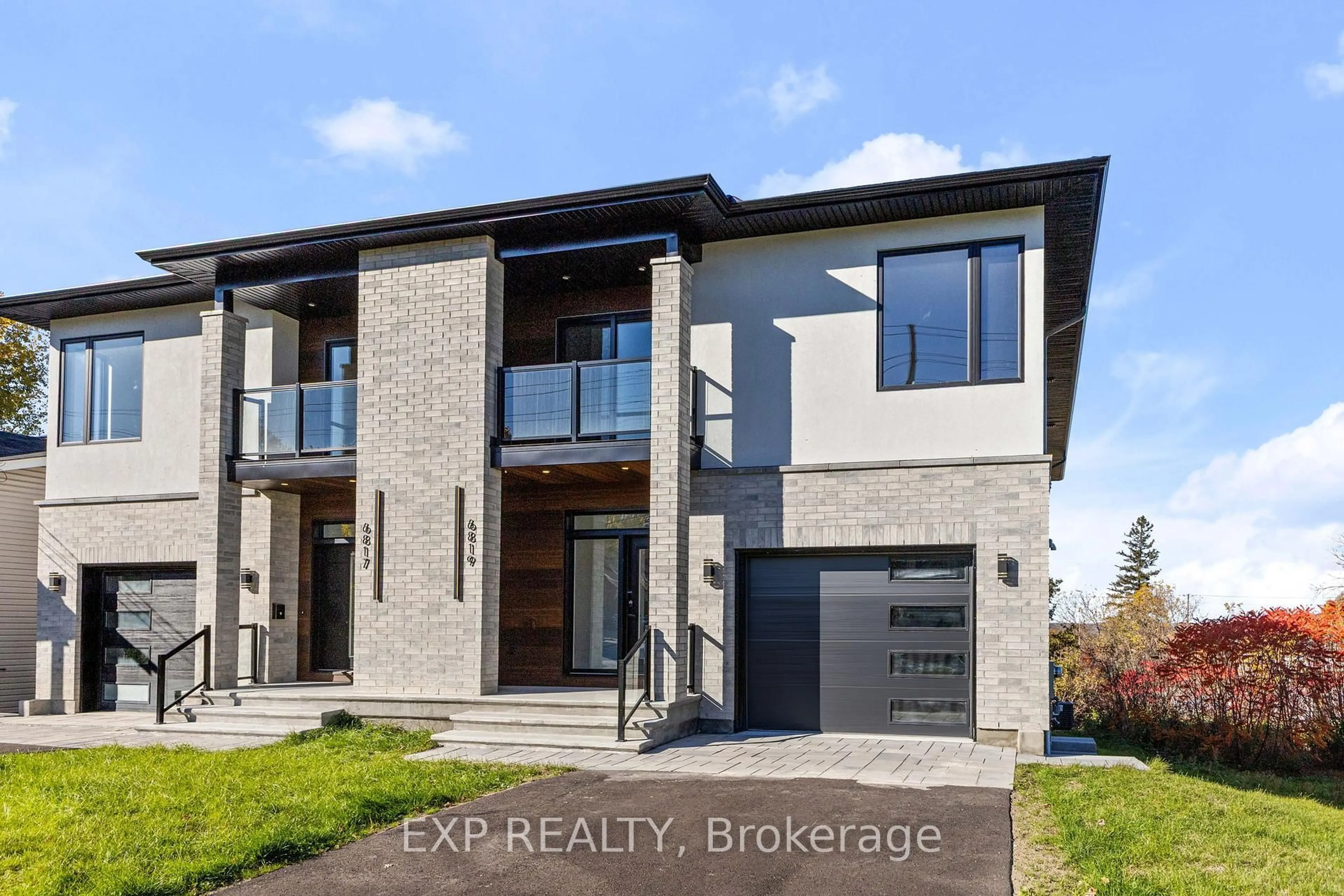 Home with brick exterior material, street for 6819 Notre Dame St, Orleans Ontario K1C 1H4