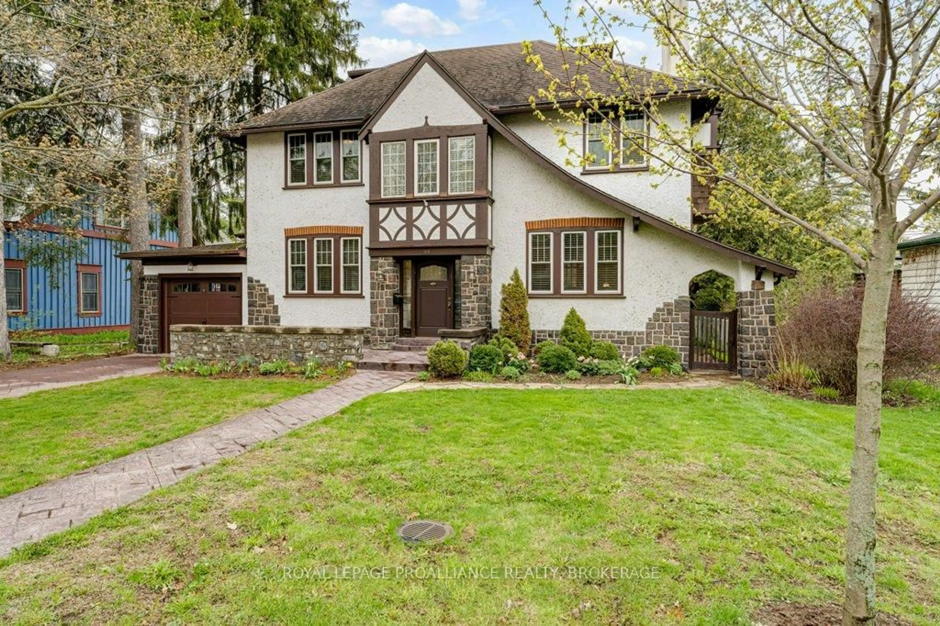 Home with brick exterior material, street for 163 Pine St, Gananoque Ontario K7G 1C6