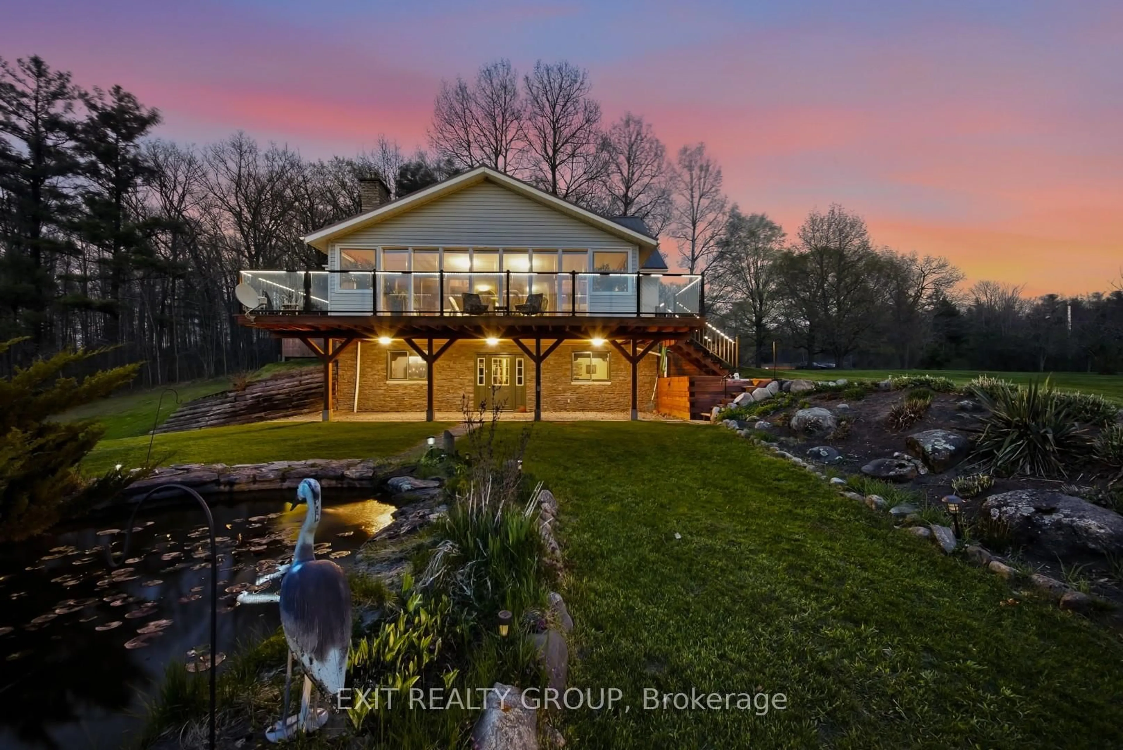 A pic from outside/outdoor area/front of a property/back of a property/a pic from drone, water/lake/river/ocean view for 291 Tuftsville Rd, Stirling Ontario K0K 3E0