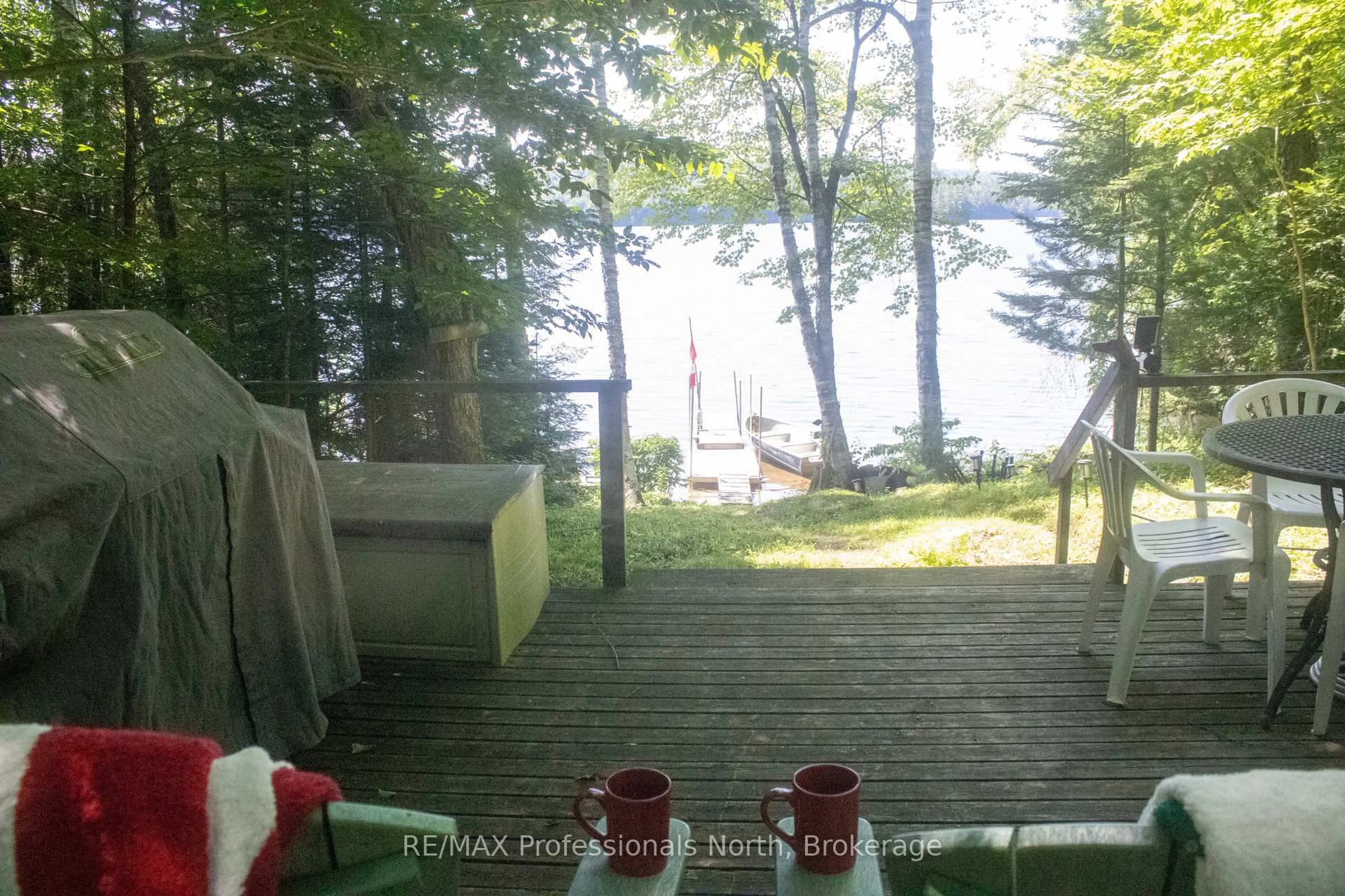 Patio, water/lake/river/ocean view for 10673 Kimball Lake WAO, Algonquin Highlands Ontario P0A 1E0
