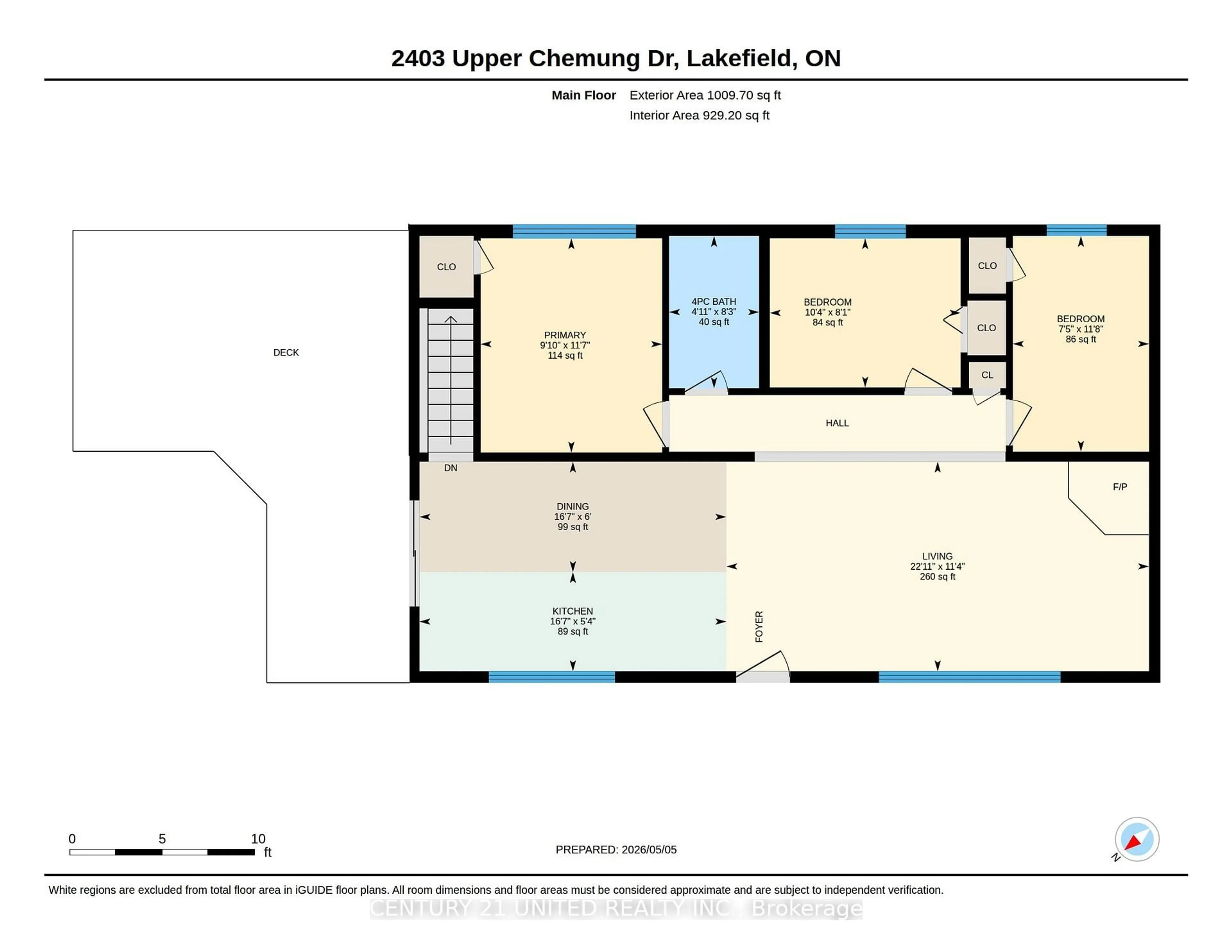 Floor plan for 2403 Upper Chemong Dr, Selwyn Ontario K0L 2H0