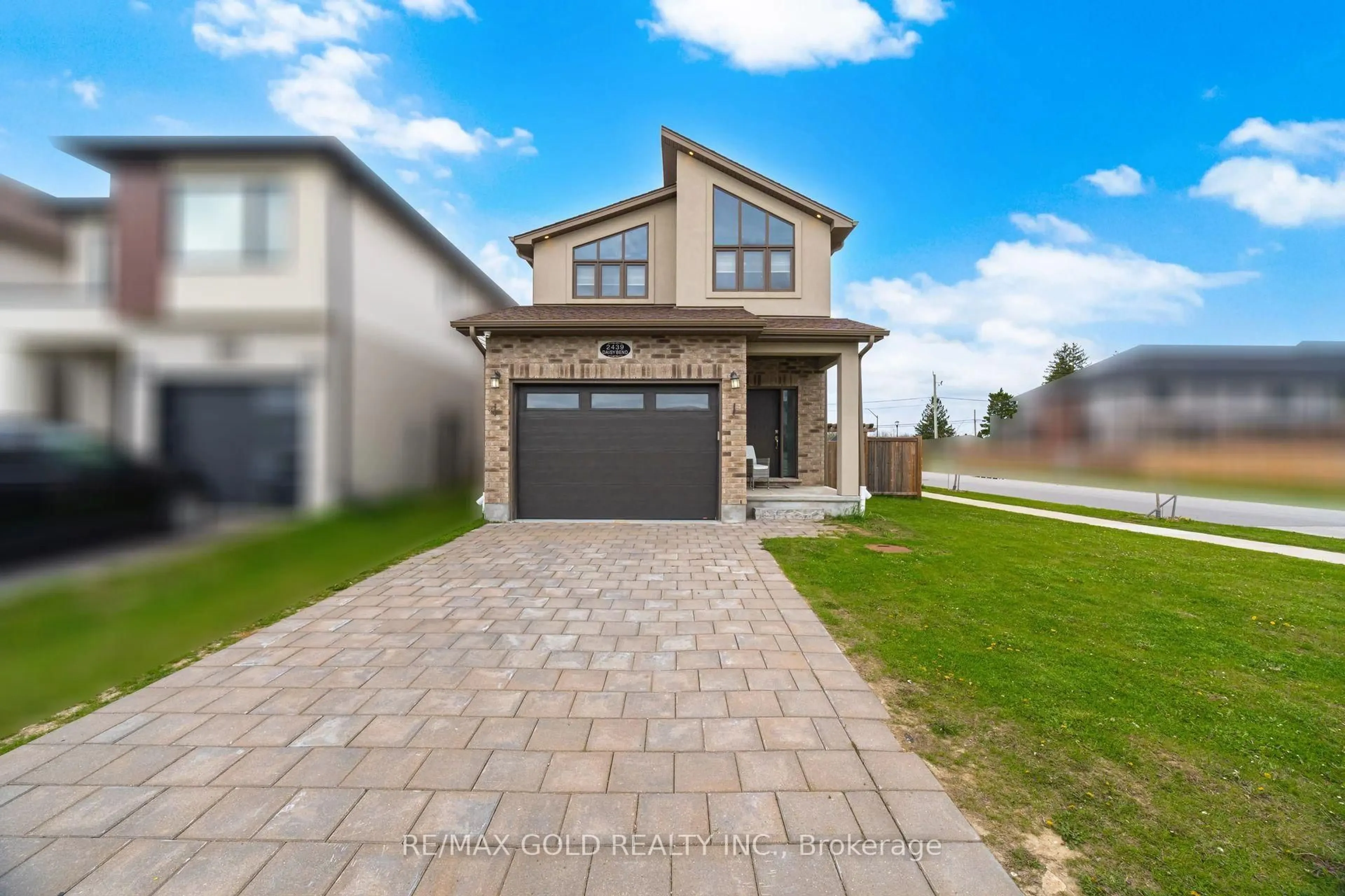 Home with brick exterior material, street for 2439 Daisy Bend, London South Ontario N6M 0G9