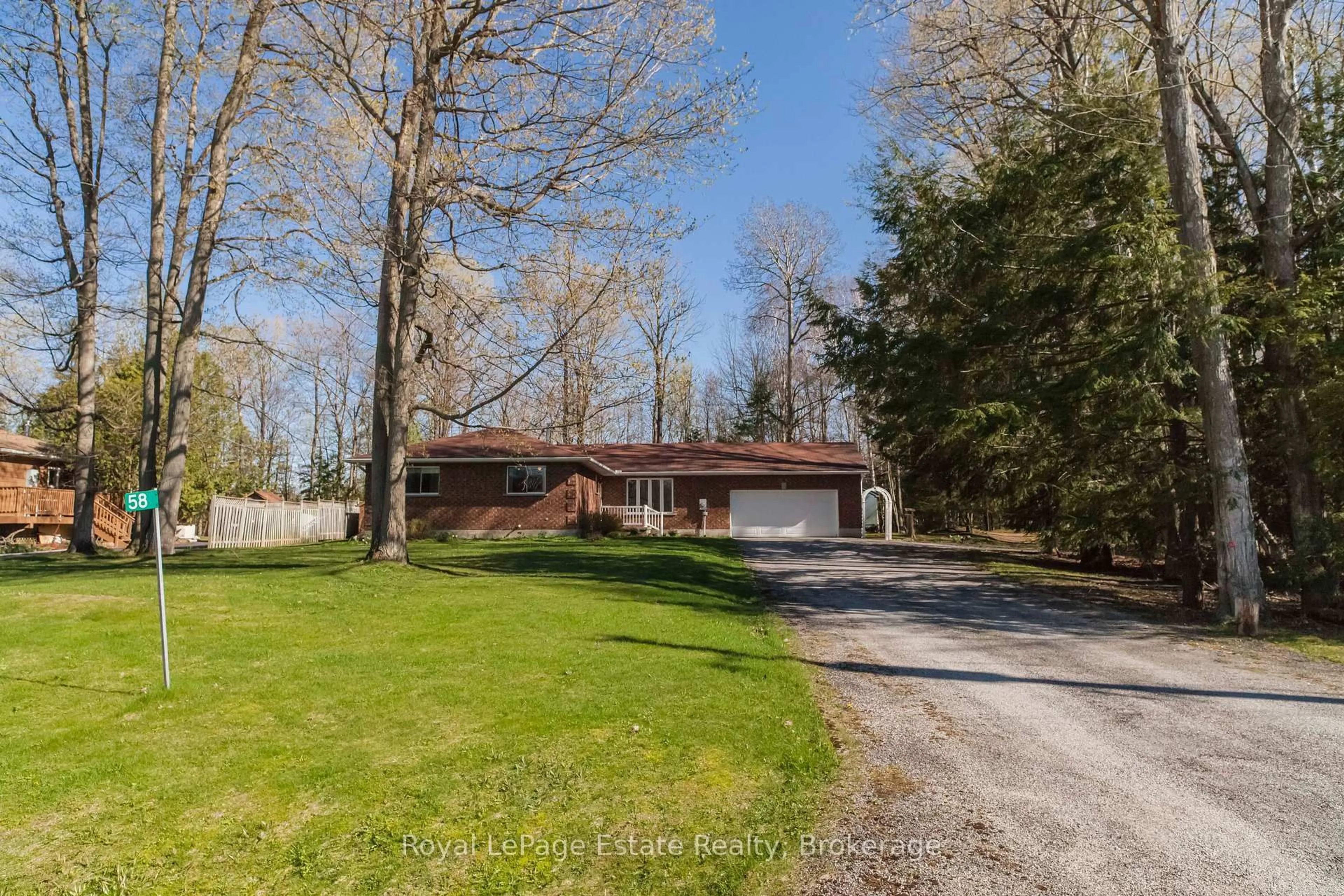A pic from outside/outdoor area/front of a property/back of a property/a pic from drone, unknown for 58 Graham Cres, South Bruce Peninsula Ontario N0H 2G0