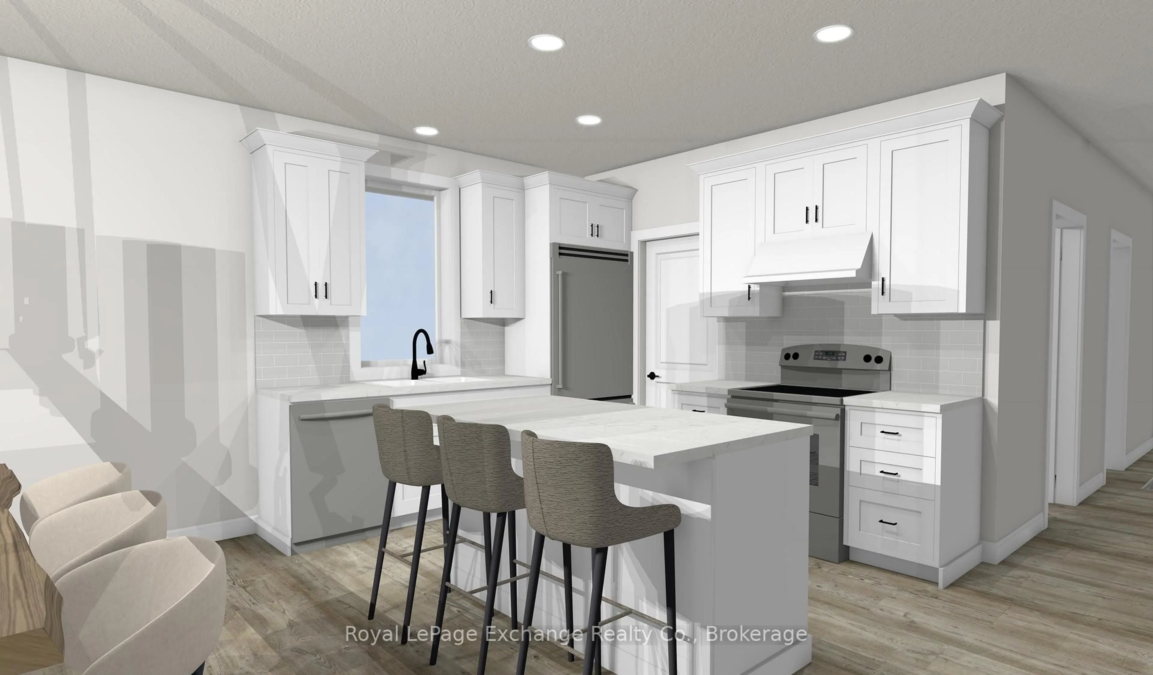 Open concept kitchen, ceramic/tile floor for 24 Mercedes Cres Cres, Kincardine Ontario N2Z 1G8