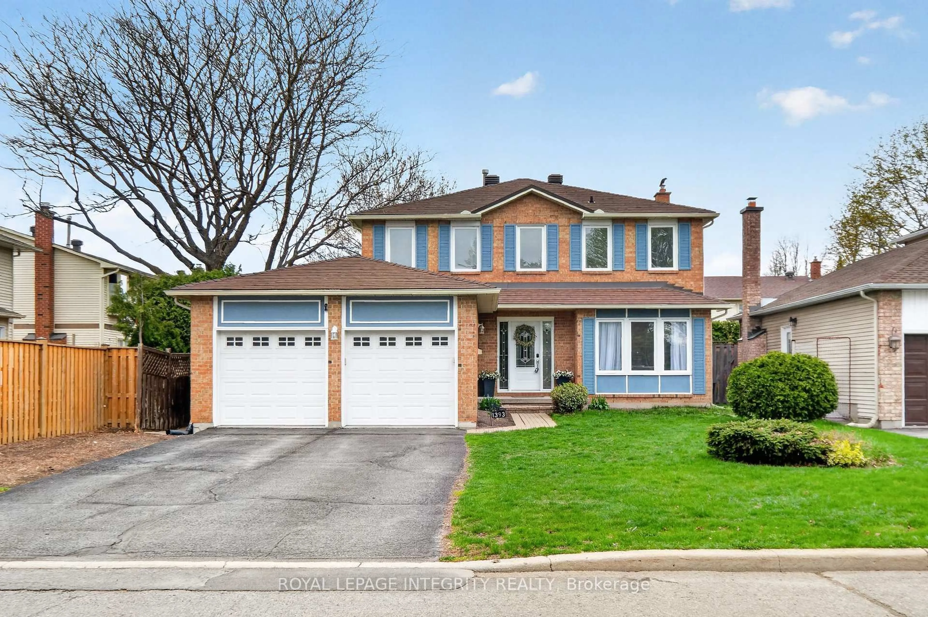 Home with brick exterior material, street for 1393 Bouton D'Or Way, Ottawa Ontario K1E 3L3