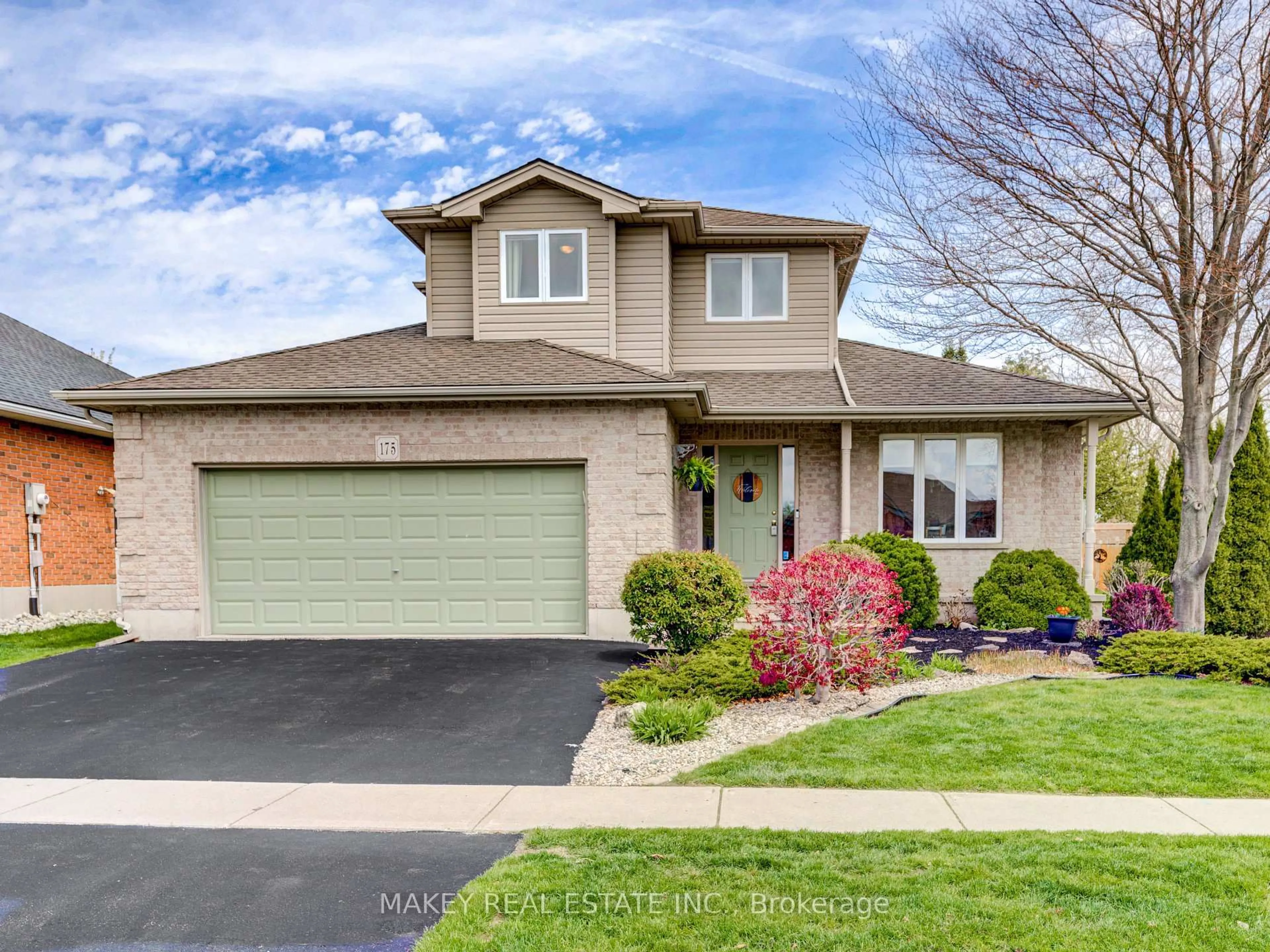 Home with brick exterior material, street for 175 Kingfisher Ave, Woodstock Ontario N4T 1T6