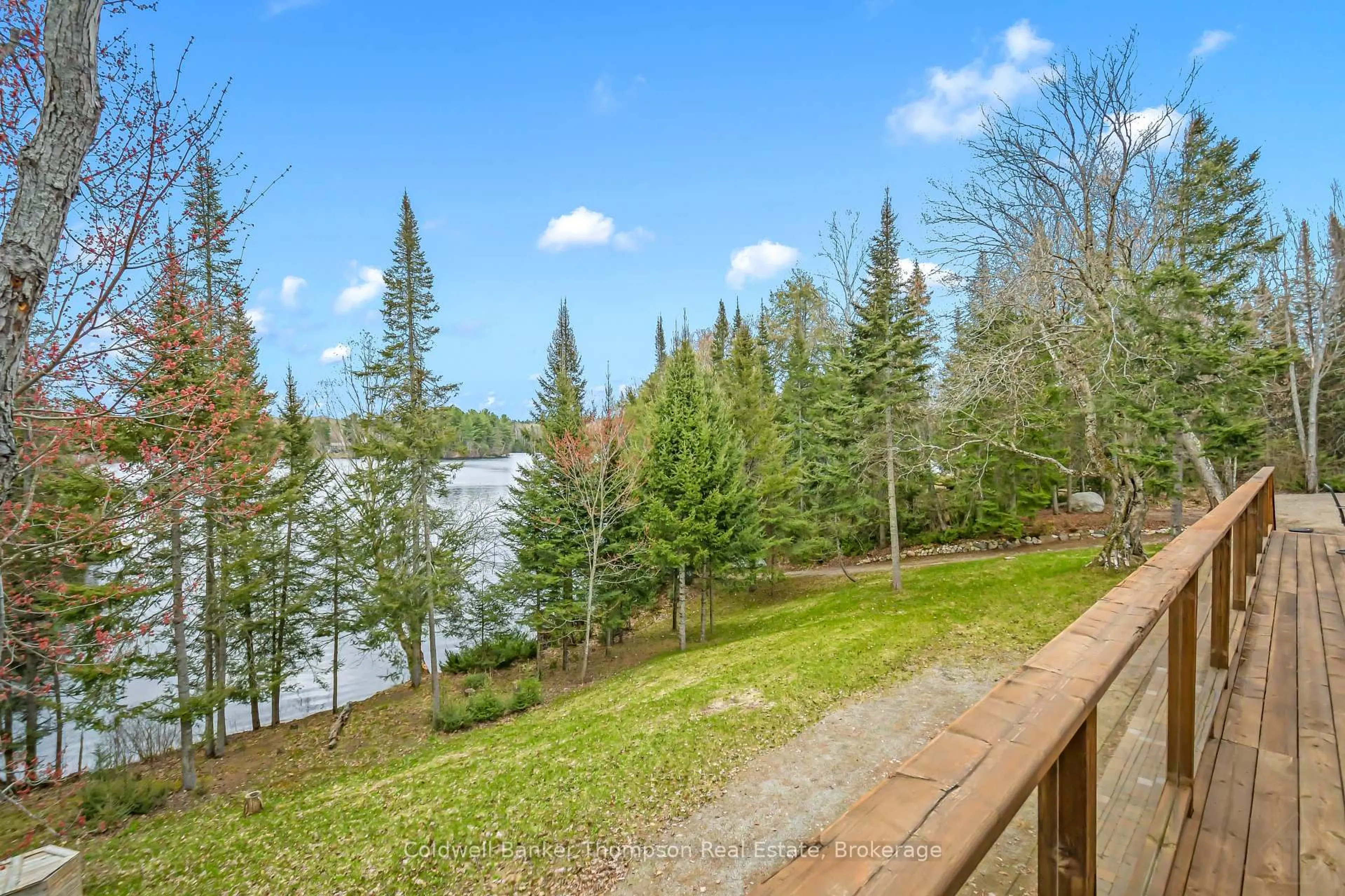 Patio, water/lake/river/ocean view for 390 Pine Grove Rd, Perry Ontario P0A 1J0