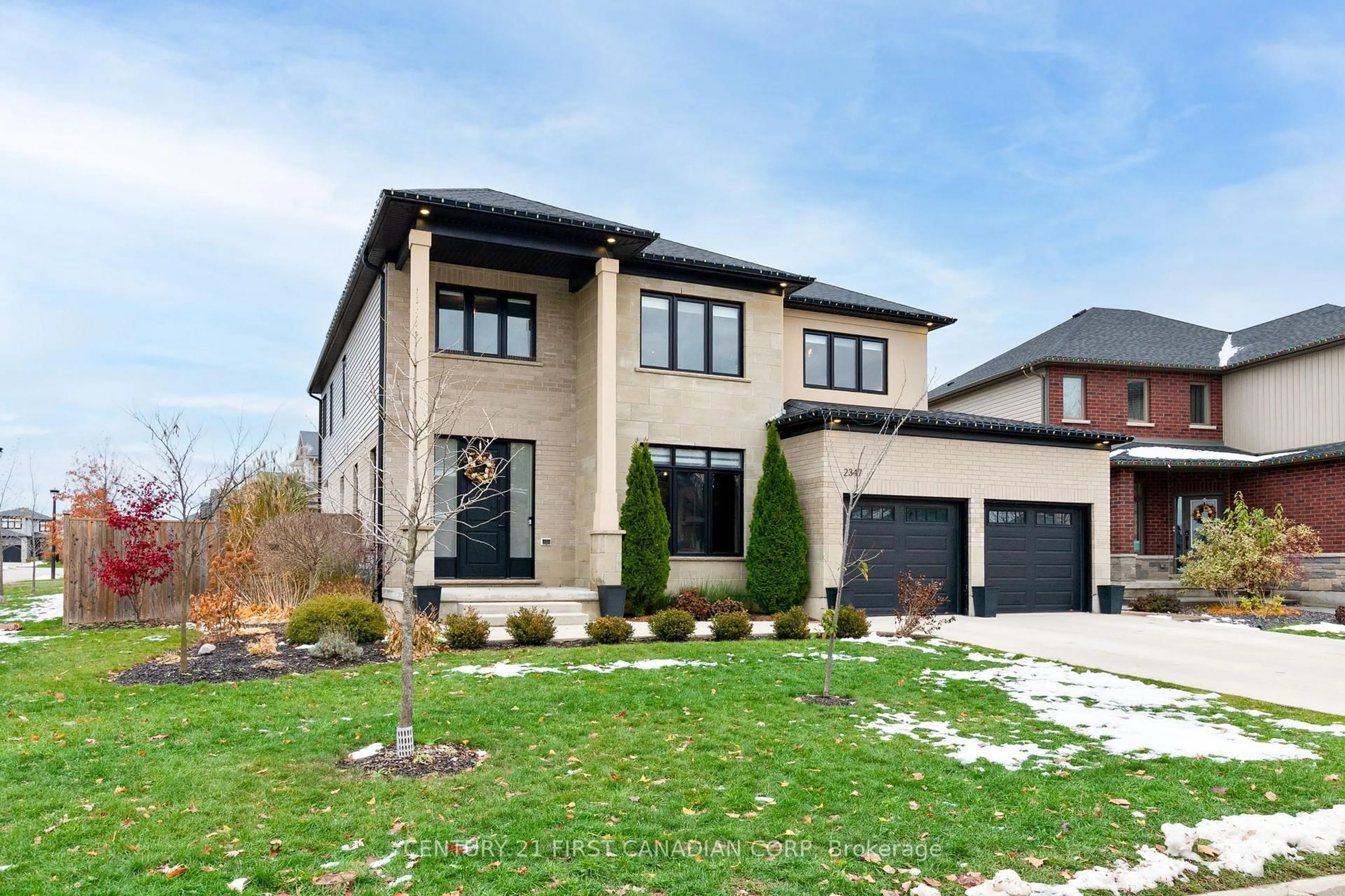 Home with brick exterior material, street for 2347 Yellowbirch Crt, London North Ontario N6G 5C1