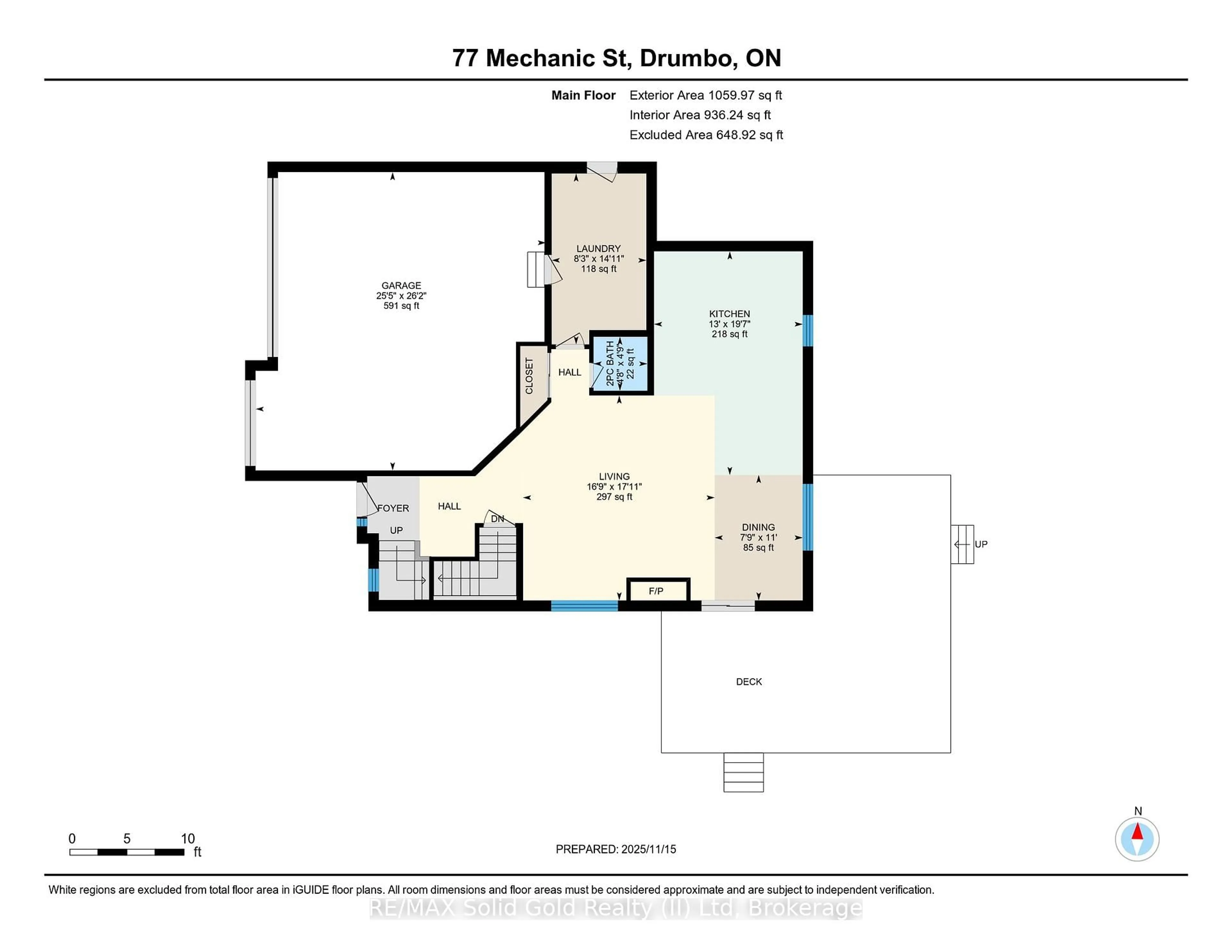Floor plan for 77 Mechanic St, Blandford-Blenheim Ontario N0J 1G0