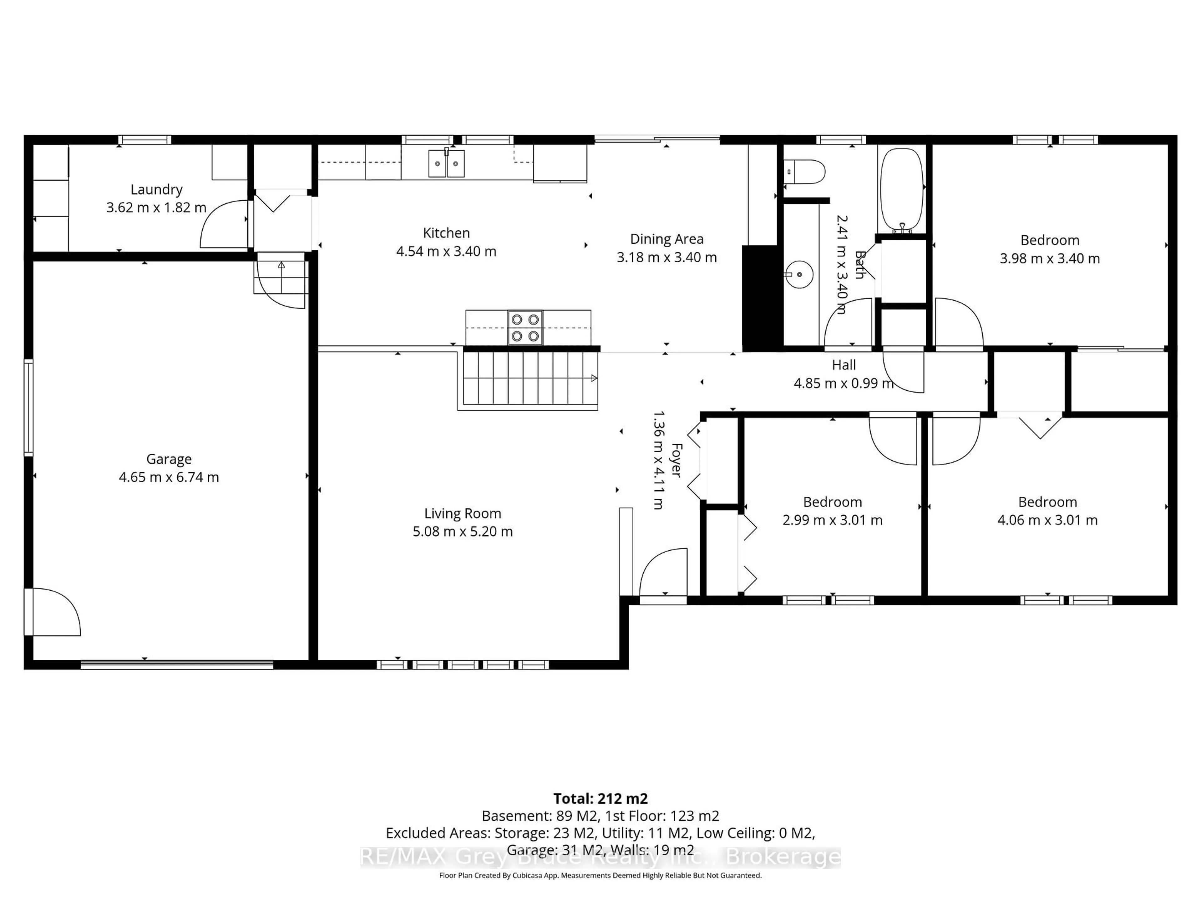 Floor plan for 217438 Concession 3 Rd, Georgian Bluffs Ontario N4K 5N6