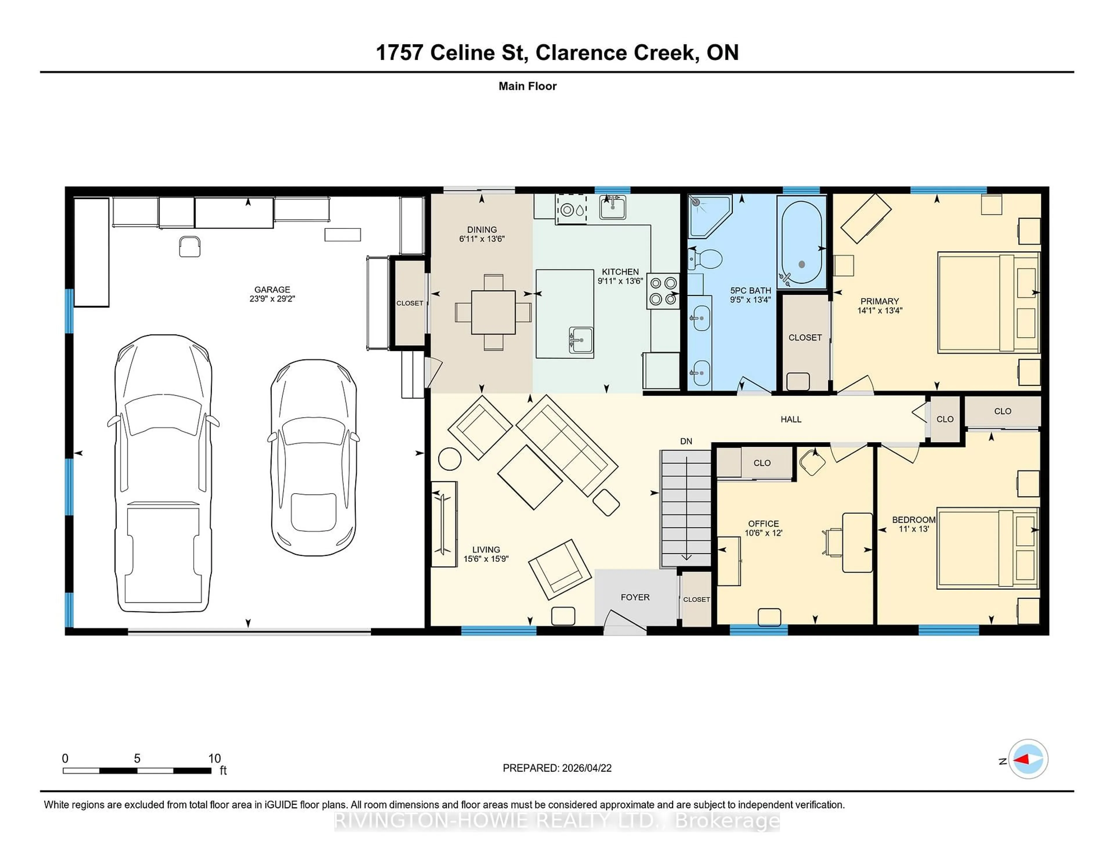 Floor plan for 1757 Celine St, Clarence-Rockland Ontario K0A 1N0